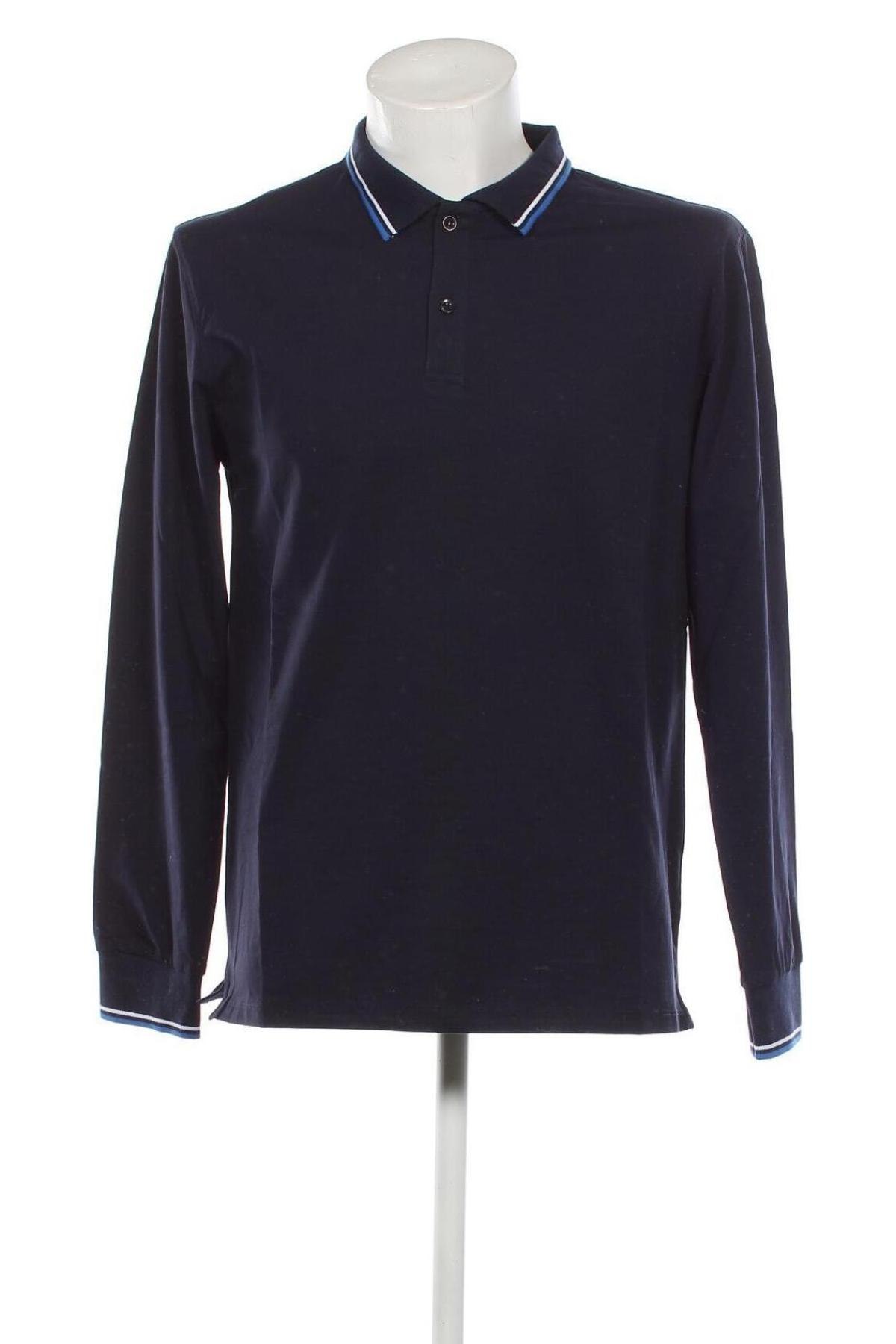 Мъжка блуза Cashmere Company, Размер L, Цвят Син, Цена 111,52 лв.