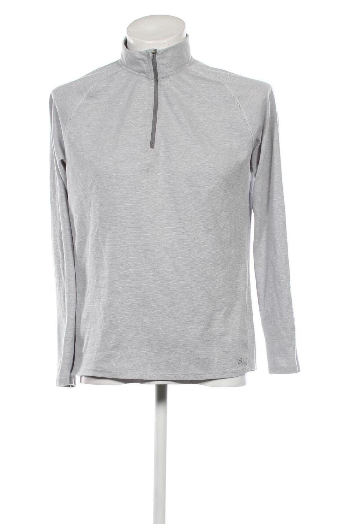 Мъжка блуза H&M Sport, Размер L, Цвят Сив, Цена 23,00 лв.