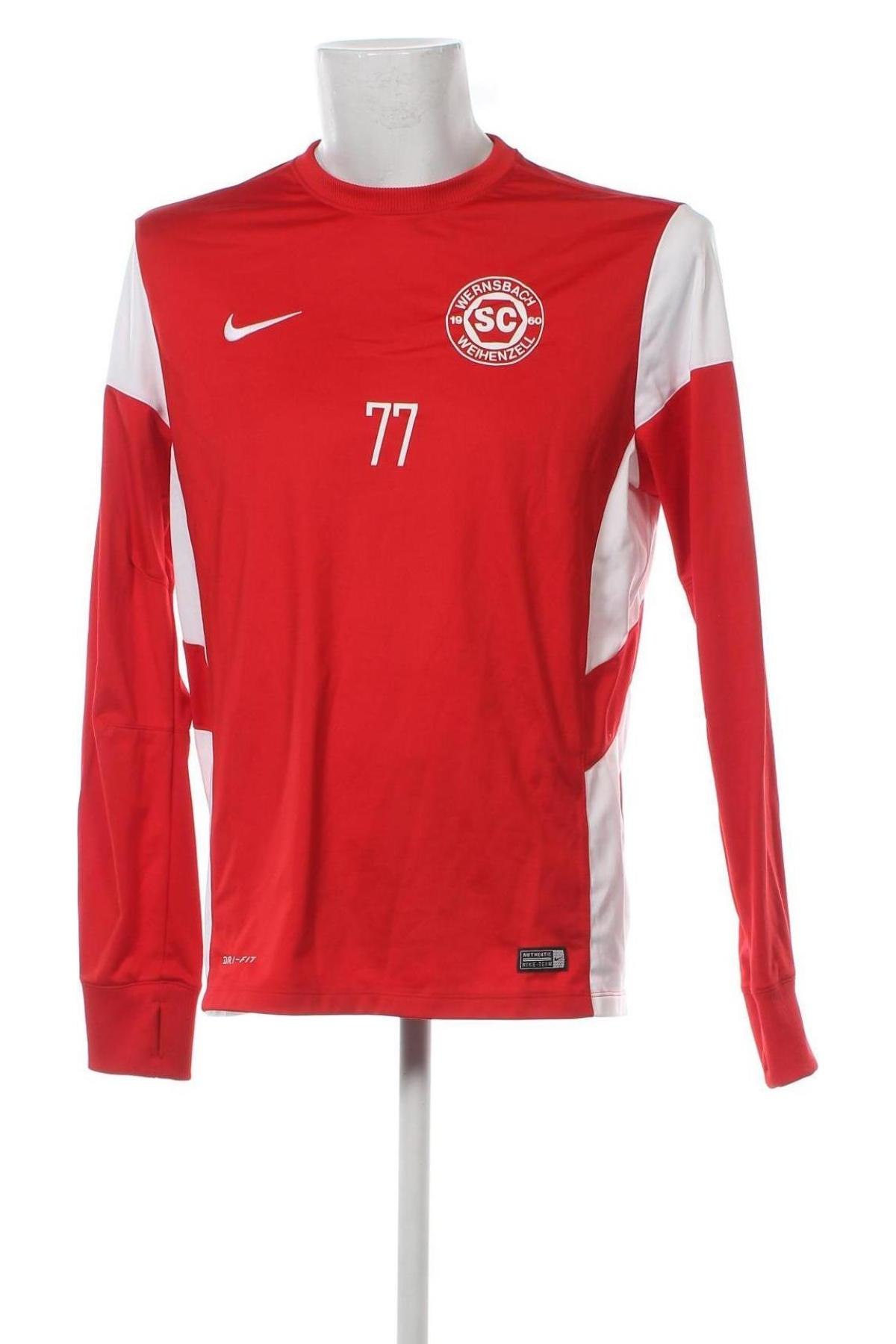 Ανδρική μπλούζα Nike, Μέγεθος L, Χρώμα Κόκκινο, Τιμή 20,04 €