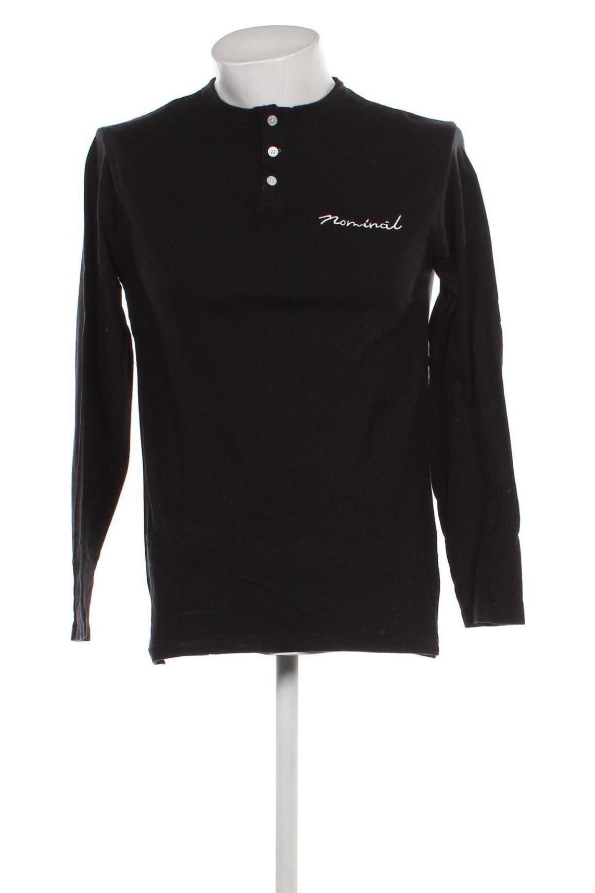 Ανδρική μπλούζα Nominal, Μέγεθος M, Χρώμα Μαύρο, Τιμή 4,08 €