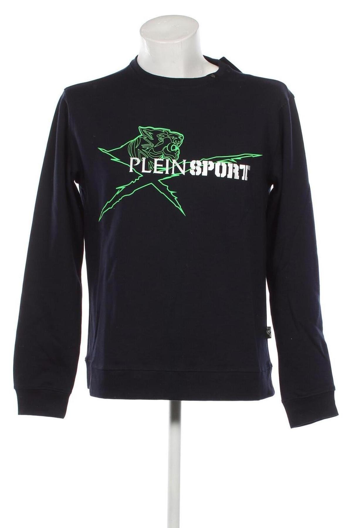 Мъжка блуза Plein Sport, Размер XL, Цвят Син, Цена 184,80 лв.