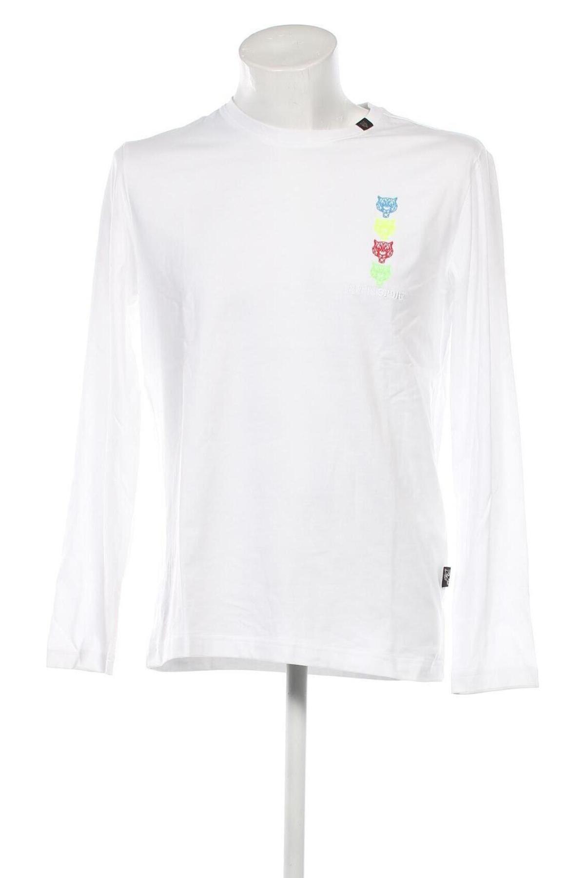 Herren Shirt Plein Sport, Größe L, Farbe Weiß, Preis 95,26 €