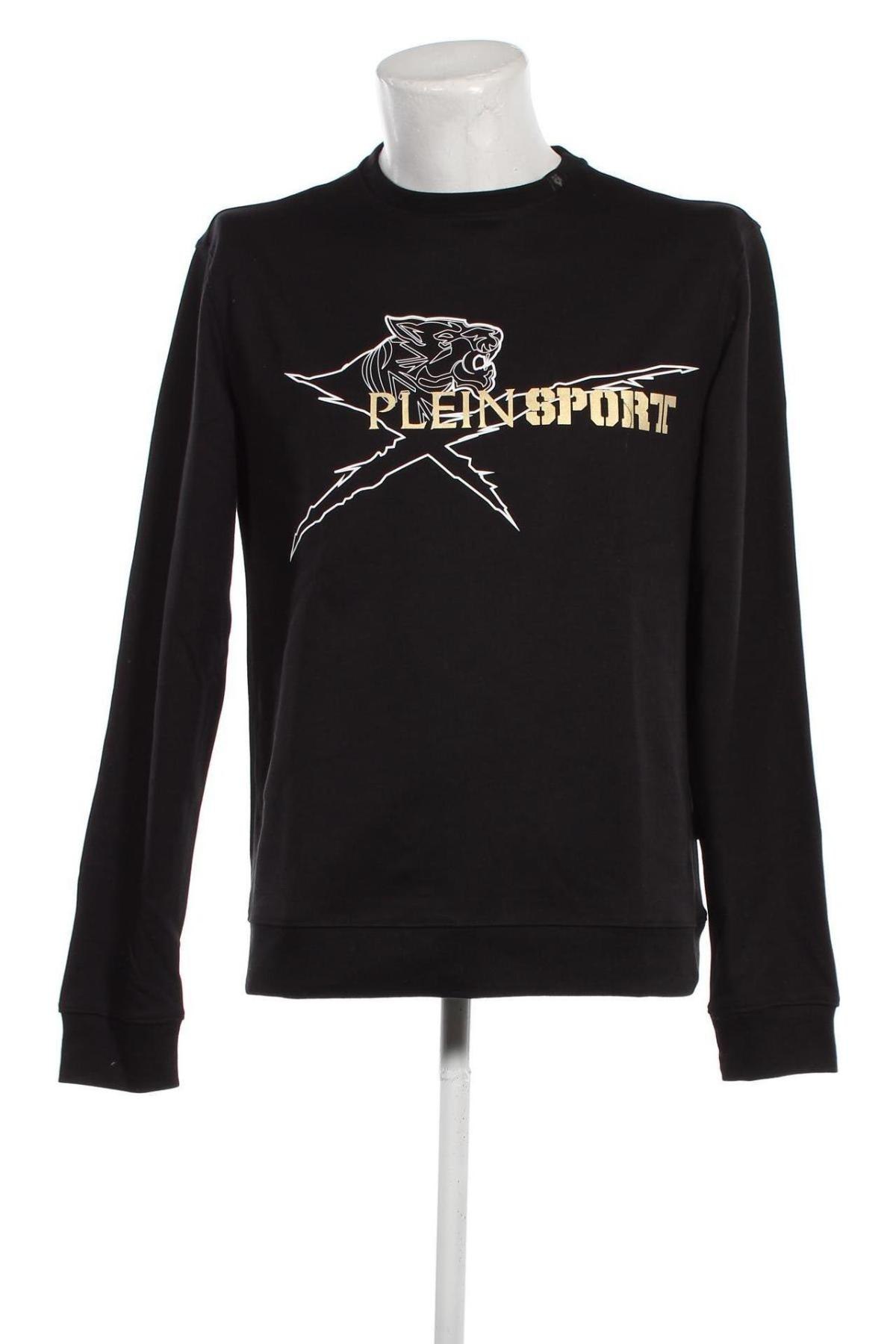 Мъжка блуза Plein Sport, Размер L, Цвят Черен, Цена 184,80 лв.