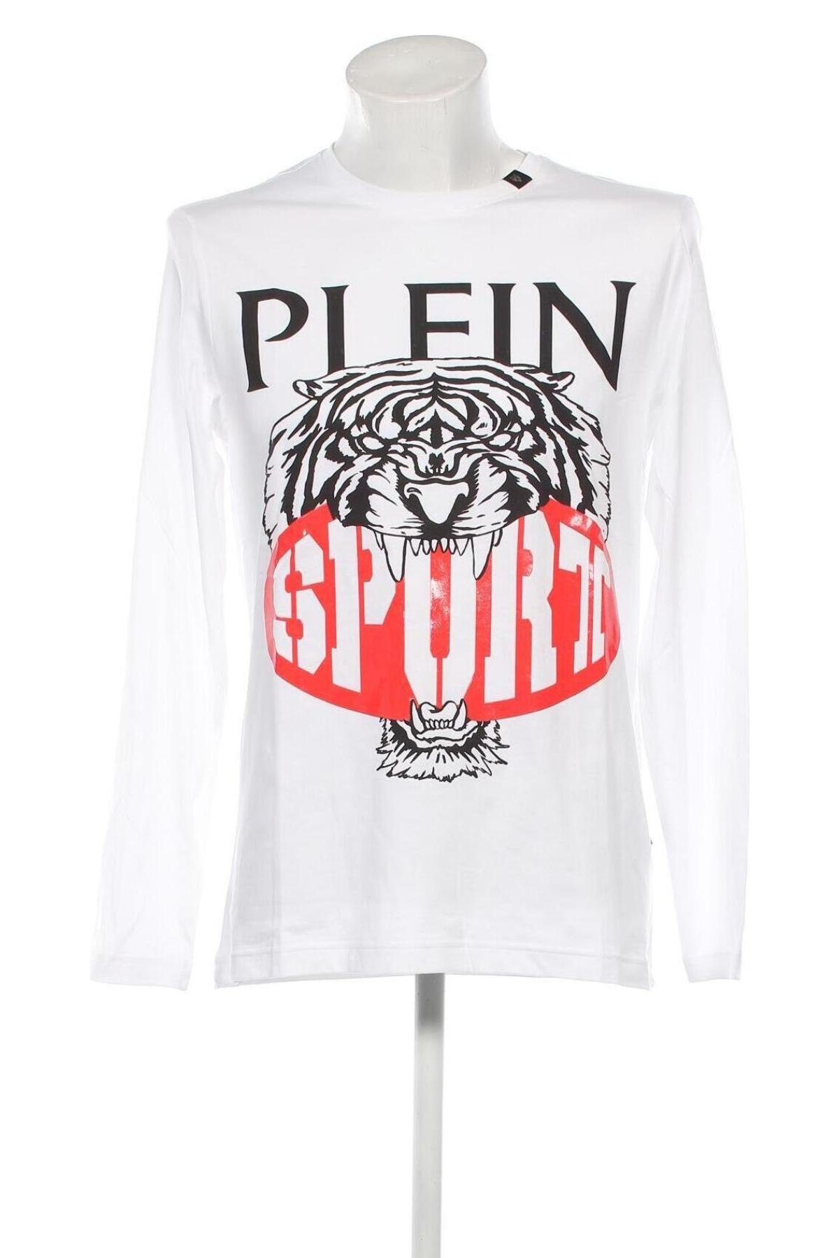 Ανδρική μπλούζα Plein Sport, Μέγεθος M, Χρώμα Λευκό, Τιμή 108,25 €