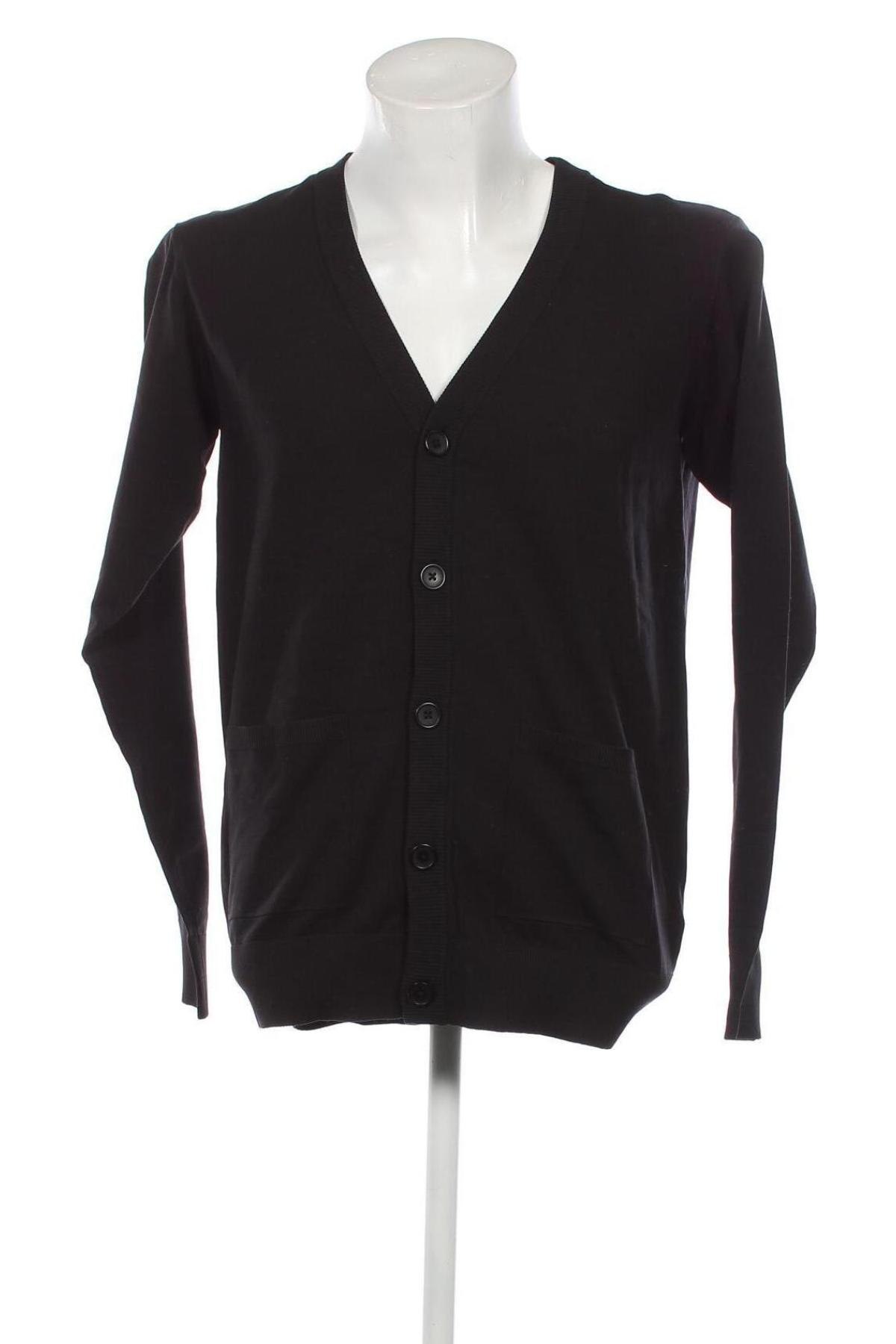 Jachetă tricotată de bărbați Urban Classics, Mărime L, Culoare Negru, Preț 49,21 Lei