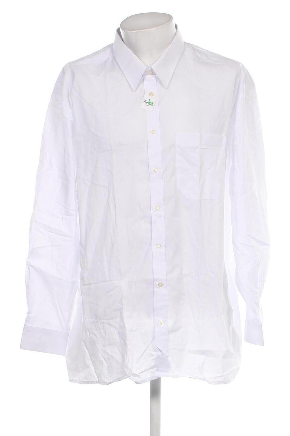 Мъжка риза, Размер 4XL, Цвят Бял, Цена 46,00 лв.