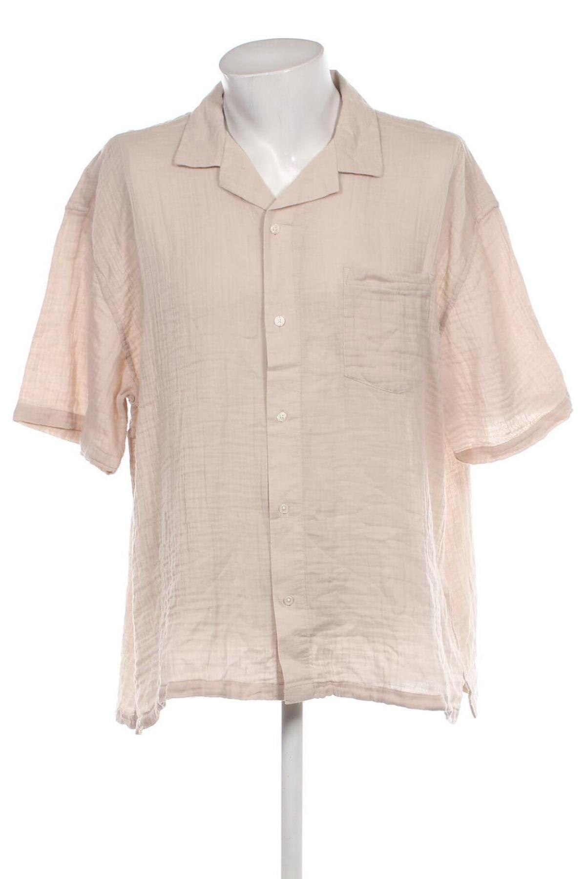 Ανδρικό πουκάμισο Abercrombie & Fitch, Μέγεθος XXL, Χρώμα  Μπέζ, Τιμή 24,19 €
