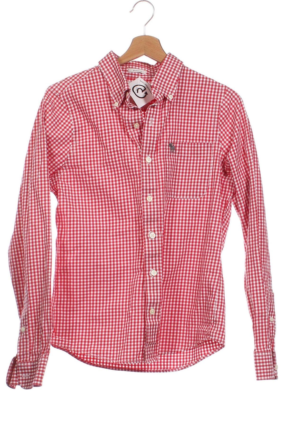 Ανδρικό πουκάμισο Abercrombie & Fitch, Μέγεθος S, Χρώμα Κόκκινο, Τιμή 5,31 €