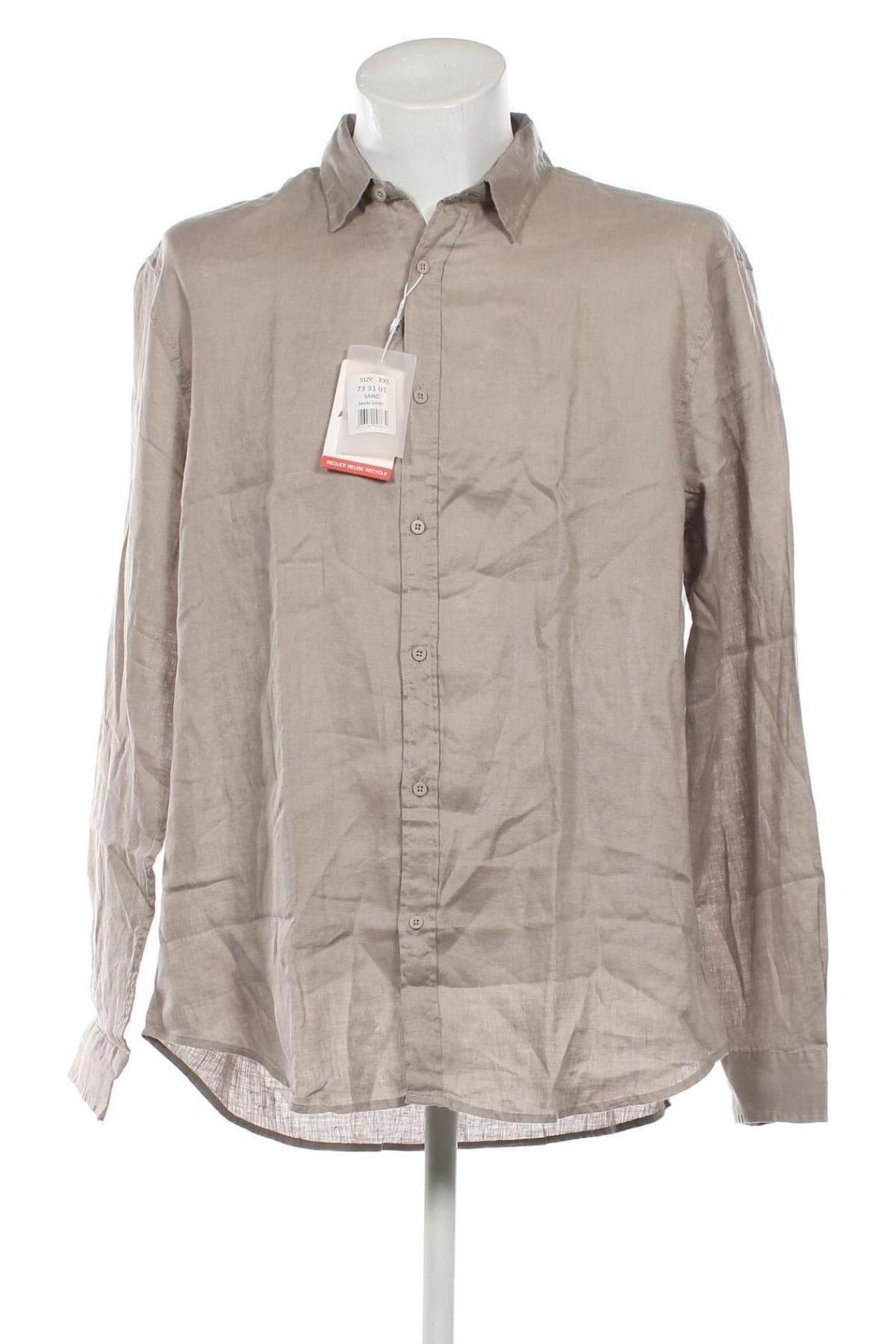 Ανδρικό πουκάμισο Allen Cox, Μέγεθος XXL, Χρώμα Γκρί, Τιμή 23,01 €