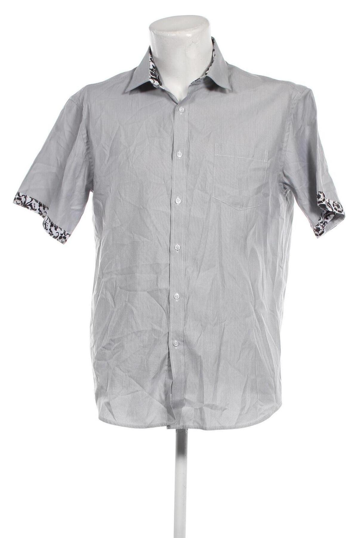Мъжка риза Amparo, Размер L, Цвят Сив, Цена 29,00 лв.
