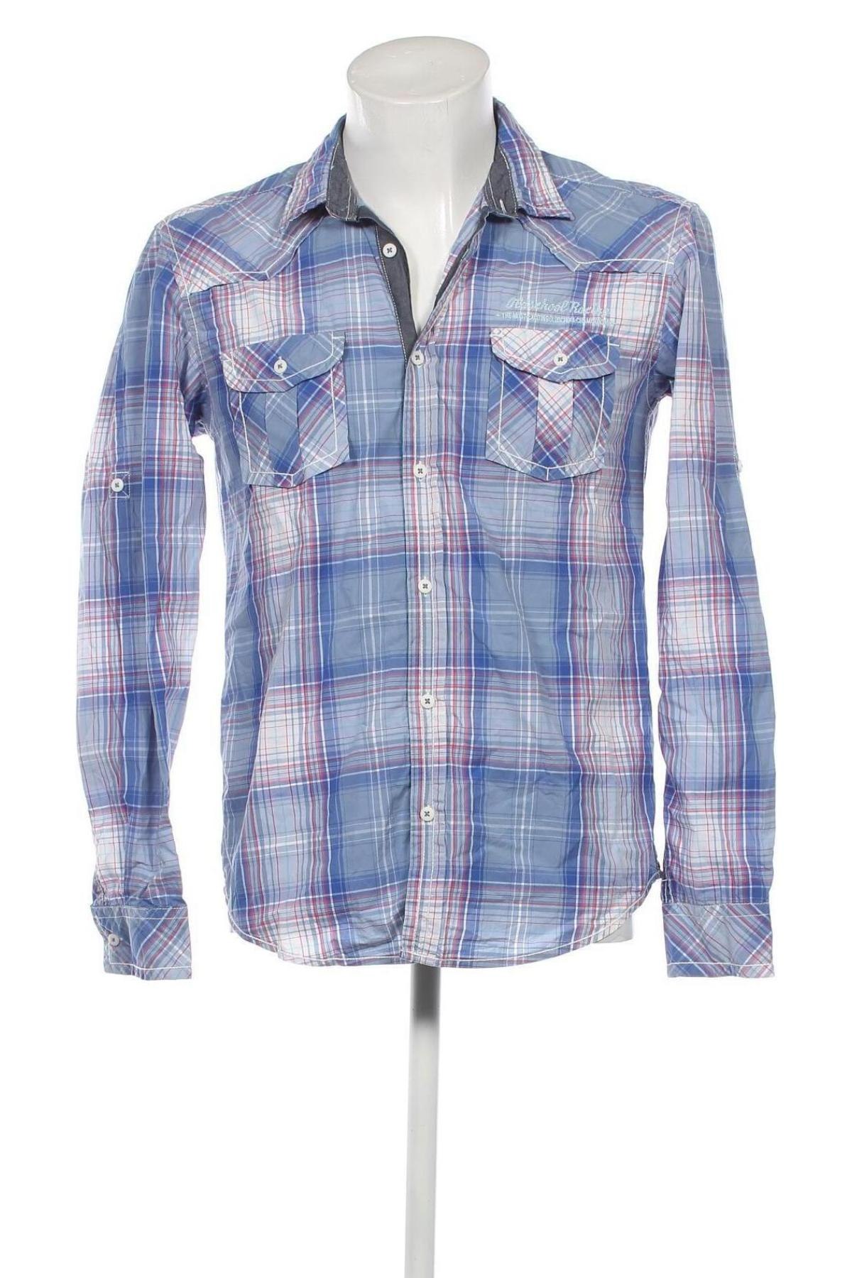 Мъжка риза Angelo Litrico, Размер M, Цвят Син, Цена 4,35 лв.