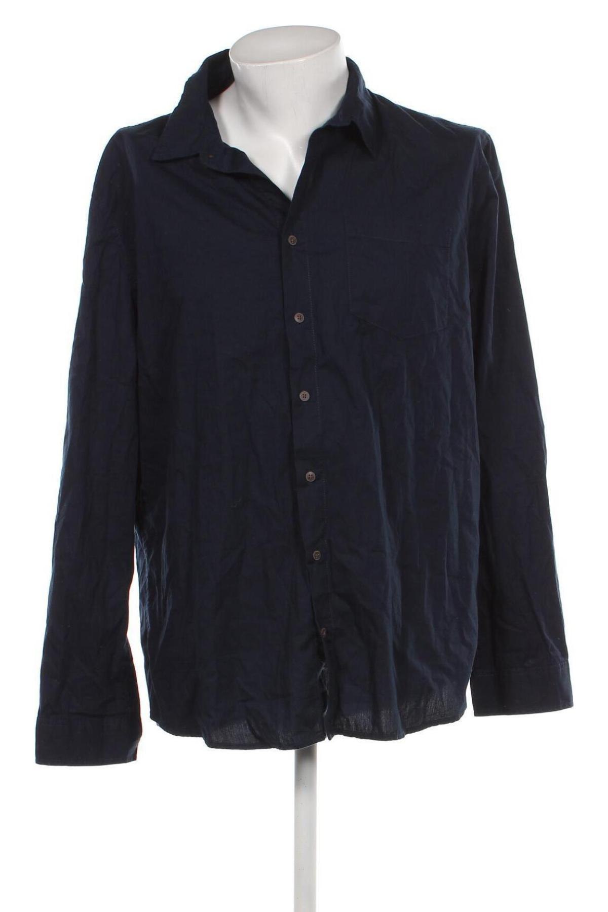 Ανδρικό πουκάμισο Angelo Litrico, Μέγεθος XXL, Χρώμα Μπλέ, Τιμή 7,71 €