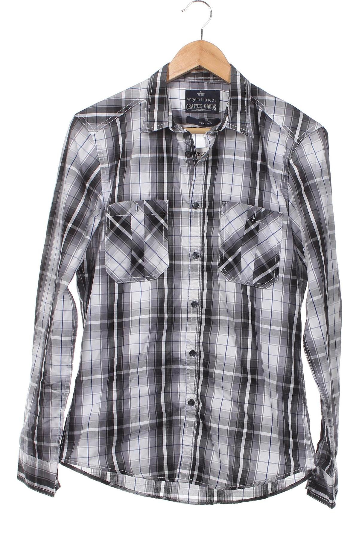 Ανδρικό πουκάμισο Angelo Litrico, Μέγεθος S, Χρώμα Πολύχρωμο, Τιμή 3,41 €