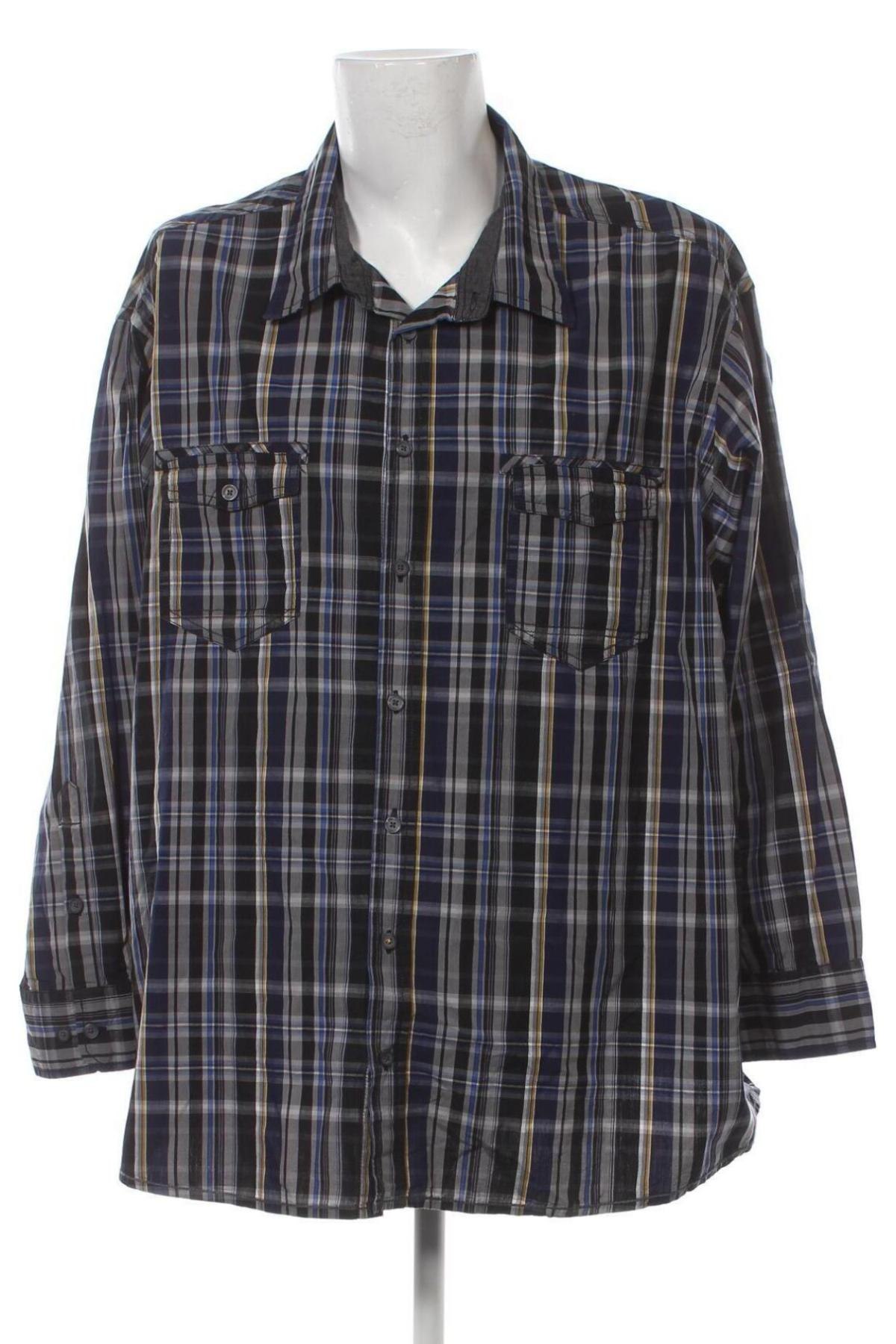 Ανδρικό πουκάμισο Angelo Litrico, Μέγεθος 5XL, Χρώμα Πολύχρωμο, Τιμή 15,25 €