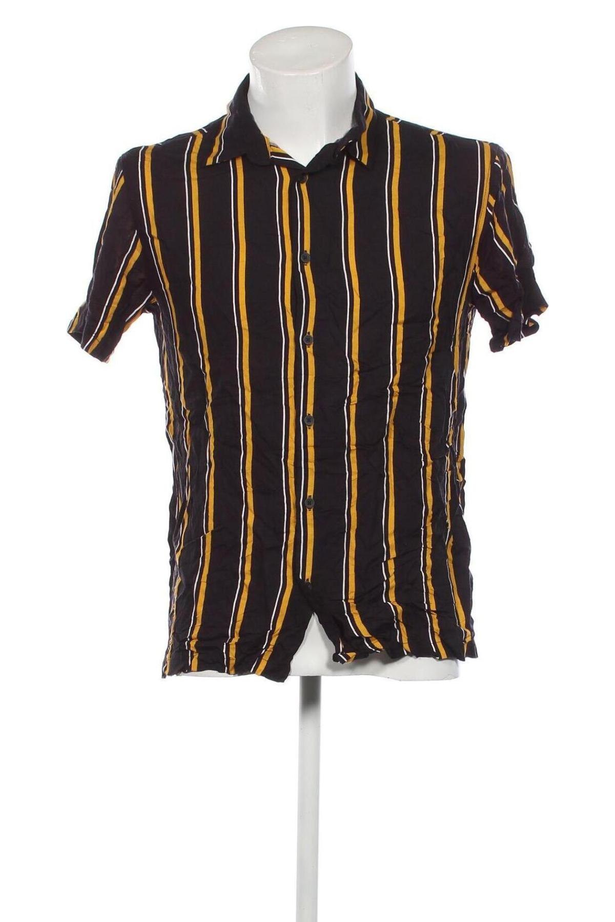 Мъжка риза Bershka, Размер S, Цвят Многоцветен, Цена 13,92 лв.