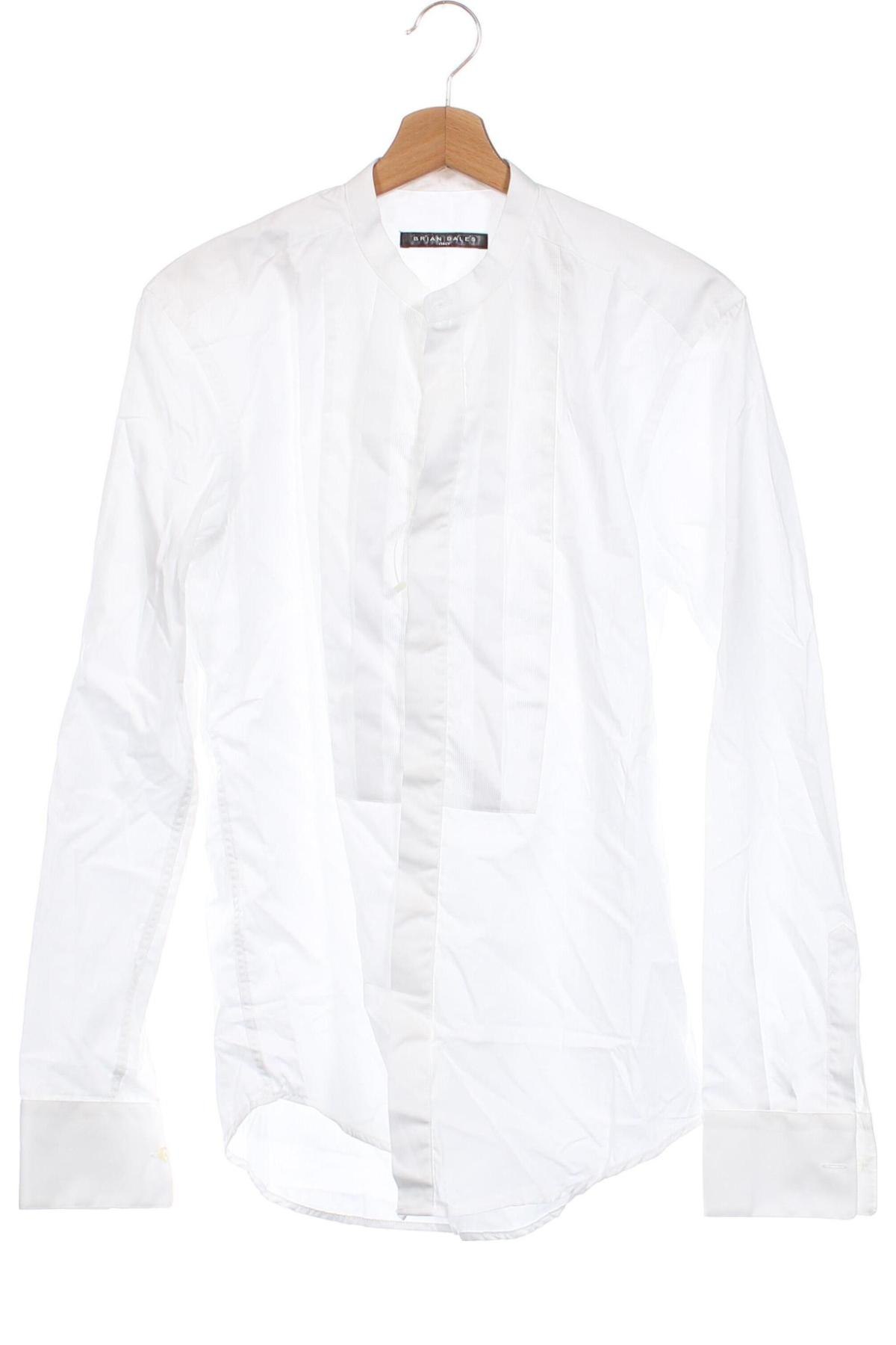Ανδρικό πουκάμισο Brian Dales, Μέγεθος M, Χρώμα Λευκό, Τιμή 16,28 €