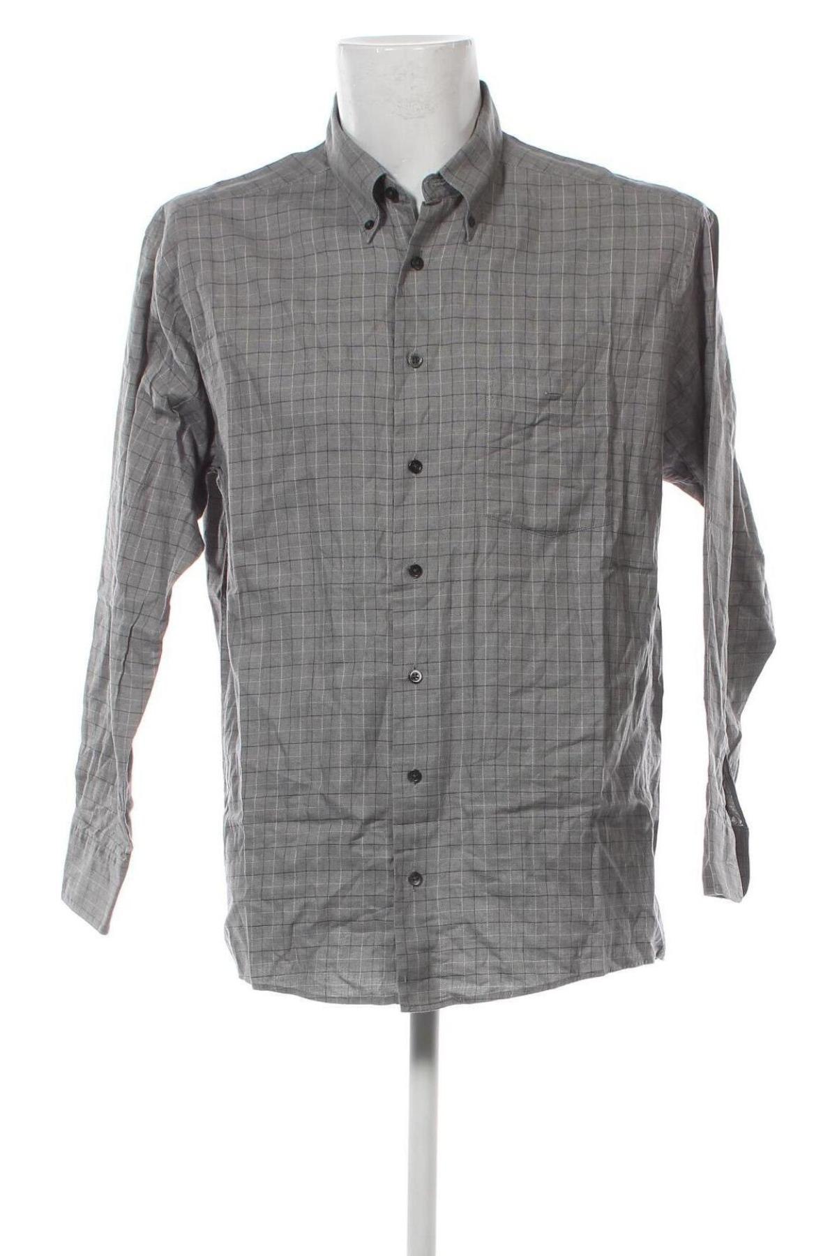 Ανδρικό πουκάμισο Casa Moda, Μέγεθος L, Χρώμα Γκρί, Τιμή 24,12 €