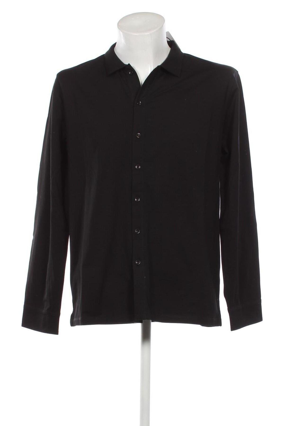 Herrenhemd Cashmere Company, Größe XL, Farbe Schwarz, Preis 57,22 €