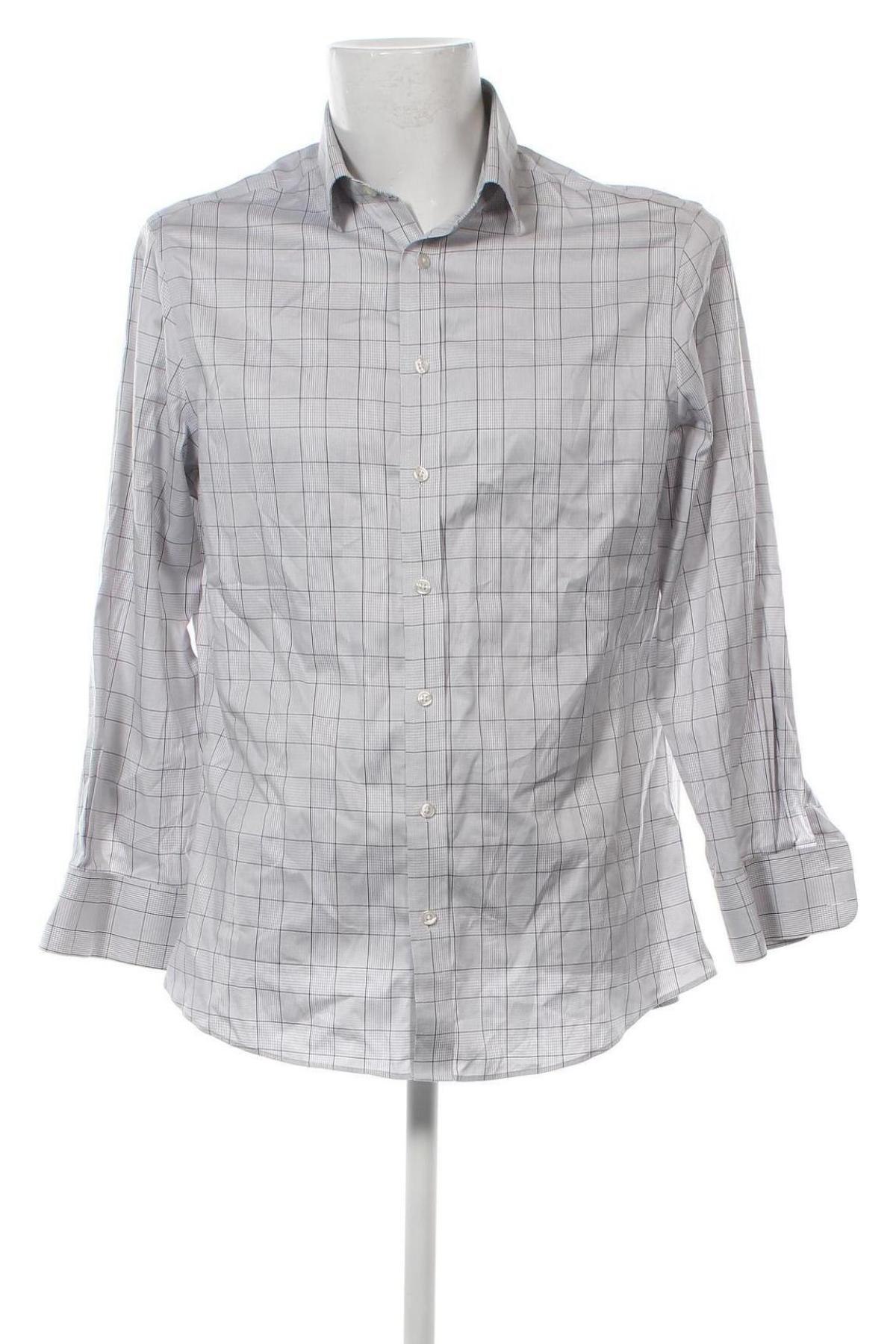 Мъжка риза Charles Tyrwhitt, Размер L, Цвят Сив, Цена 36,66 лв.