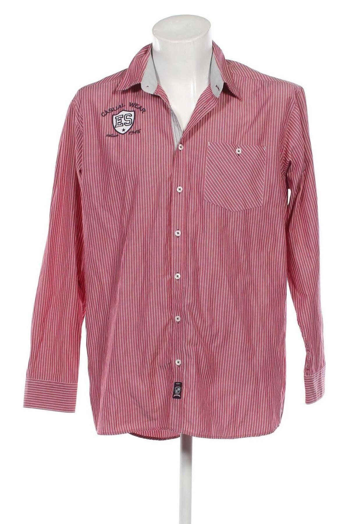 Ανδρικό πουκάμισο Engbers, Μέγεθος XL, Χρώμα Κόκκινο, Τιμή 3,14 €