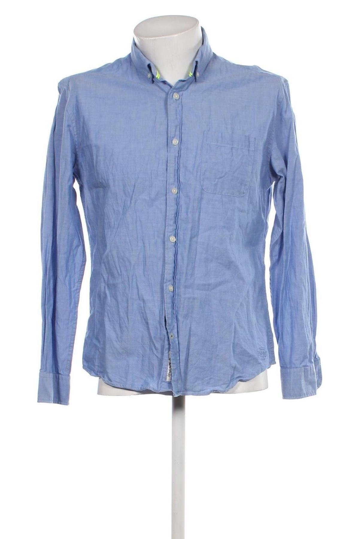 Herrenhemd Esprit, Größe L, Farbe Blau, Preis 16,70 €