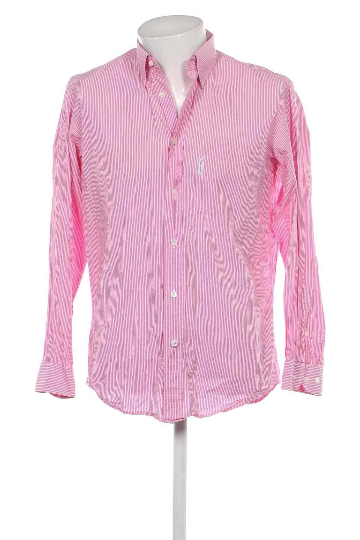 Herrenhemd Faconnable, Größe M, Farbe Rosa, Preis € 25,28