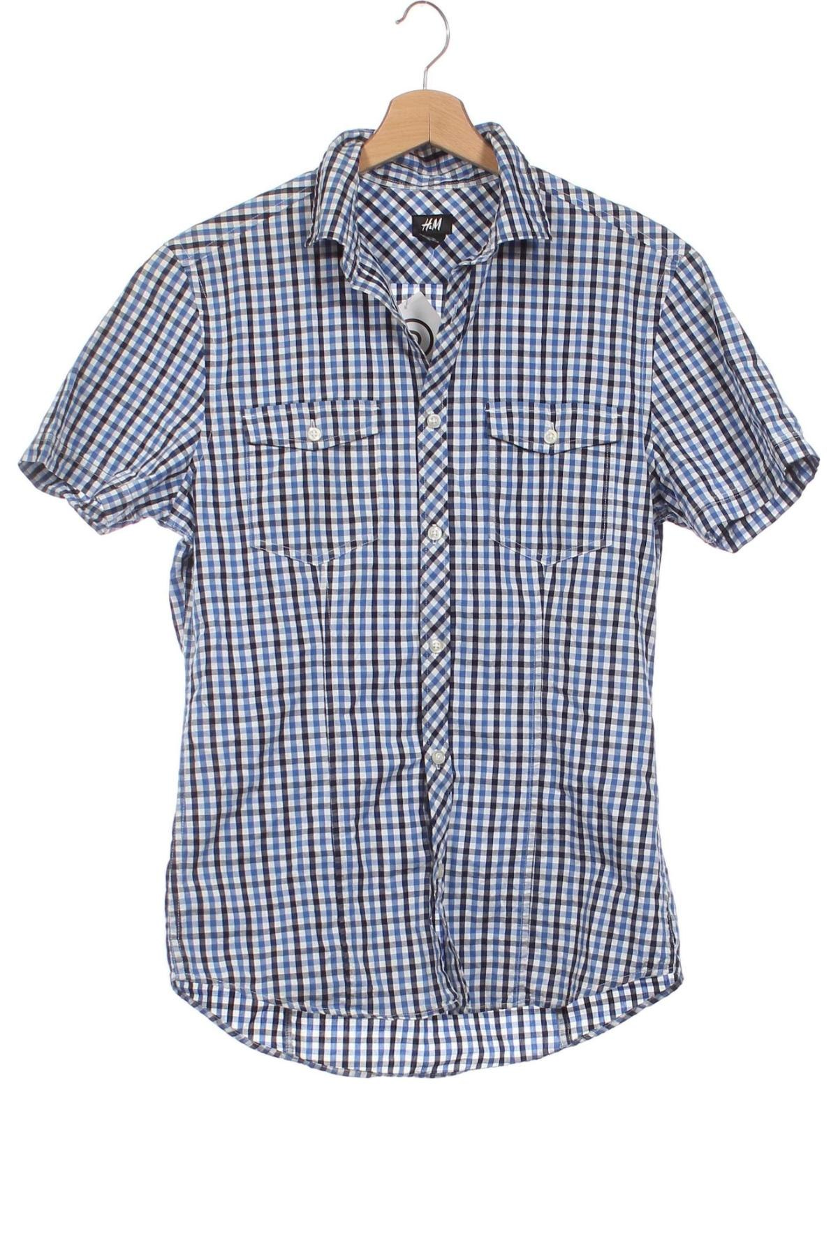 Мъжка риза H&M, Размер S, Цвят Многоцветен, Цена 8,70 лв.