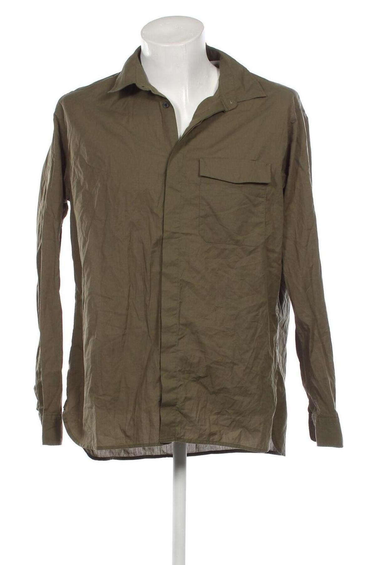 Herrenhemd H&M L.O.G.G., Größe XL, Farbe Grün, Preis 32,01 €