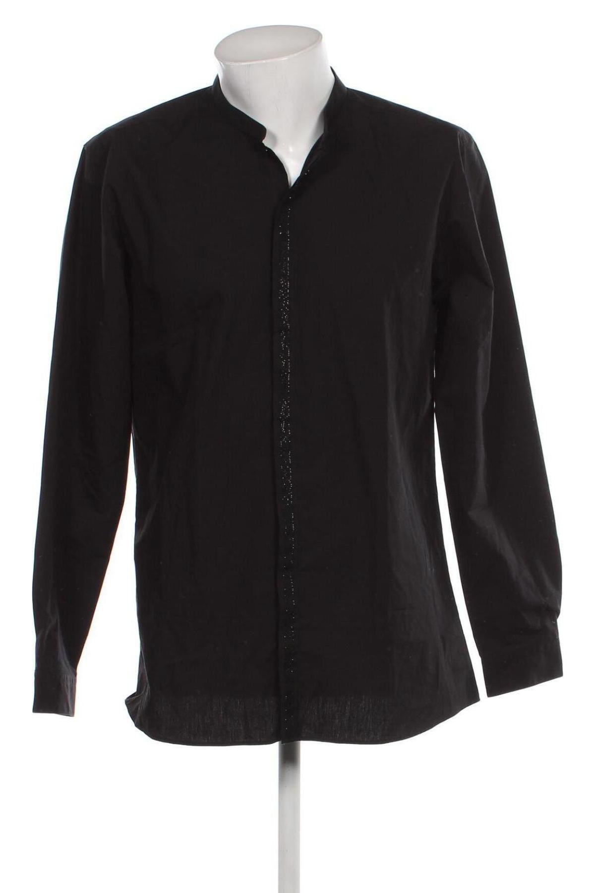 Ανδρικό πουκάμισο Hugo Boss, Μέγεθος XL, Χρώμα Μαύρο, Τιμή 93,35 €