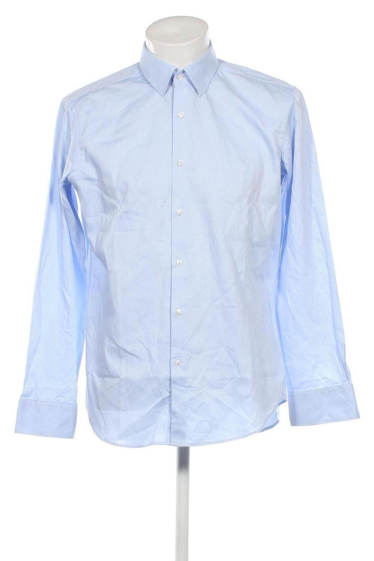 Herrenhemd Hugo Boss, Größe L, Farbe Blau, Preis 57,76 €