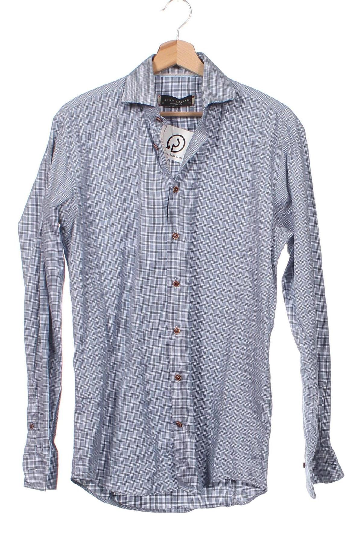 Ανδρικό πουκάμισο John Miller, Μέγεθος M, Χρώμα Γκρί, Τιμή 3,71 €