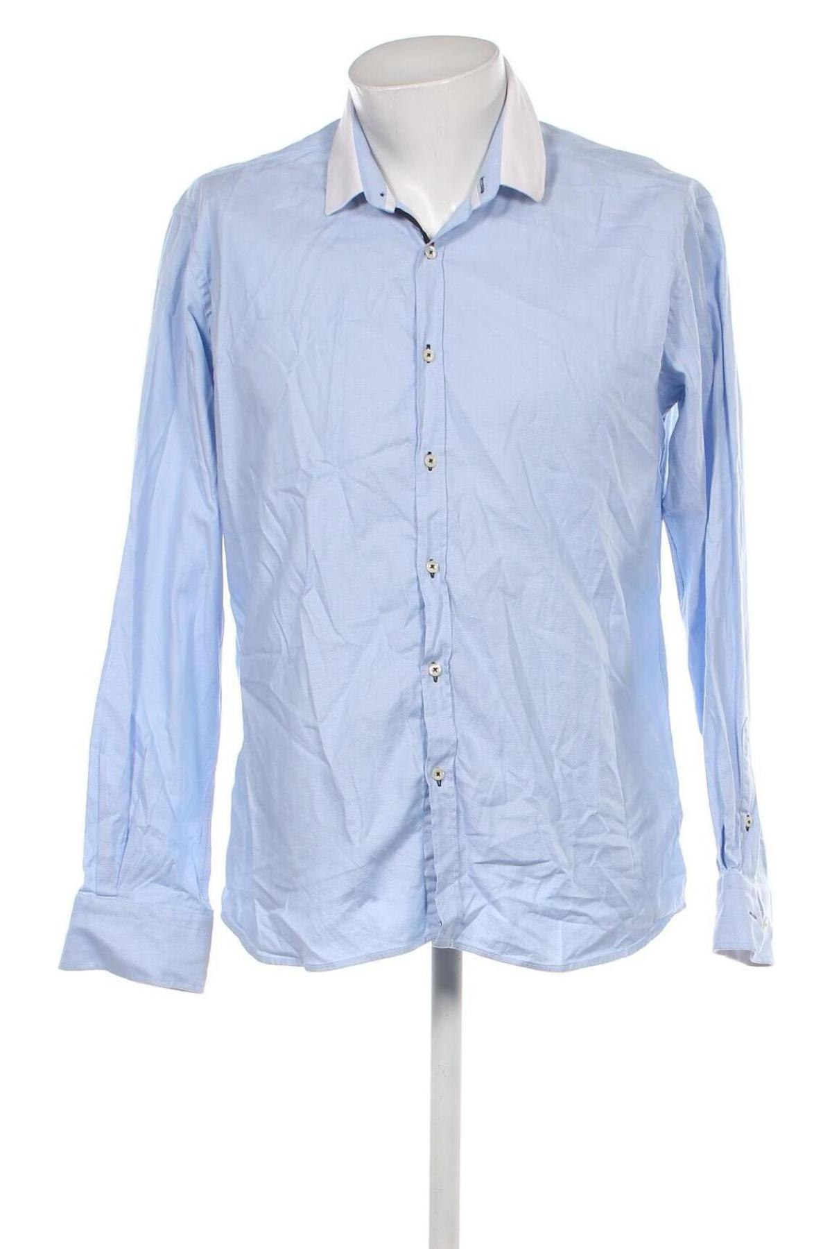 Мъжка риза Lagerfeld, Размер XL, Цвят Син, Цена 54,00 лв.