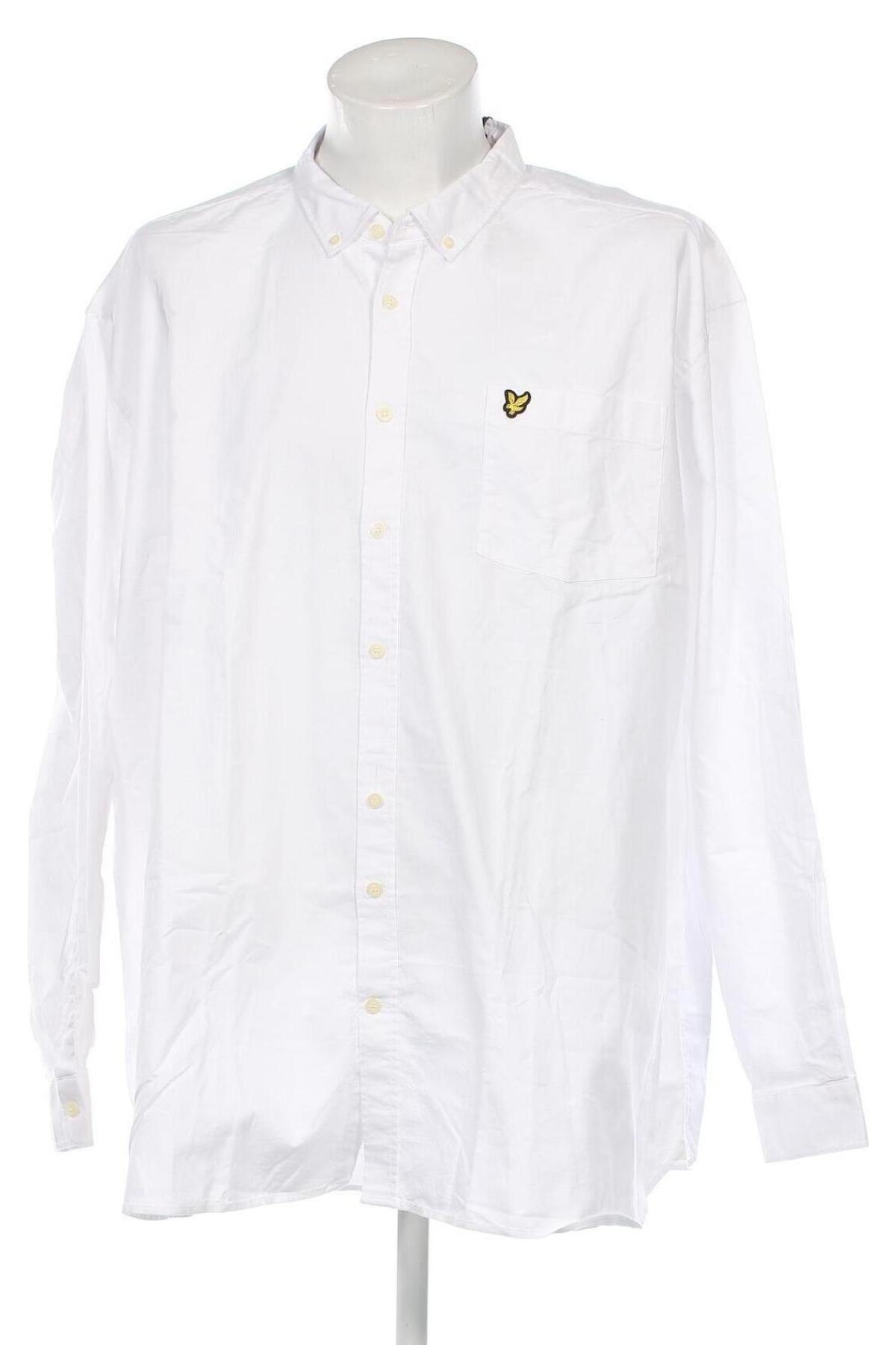 Herrenhemd Lyle & Scott, Größe 4XL, Farbe Weiß, Preis 60,31 €