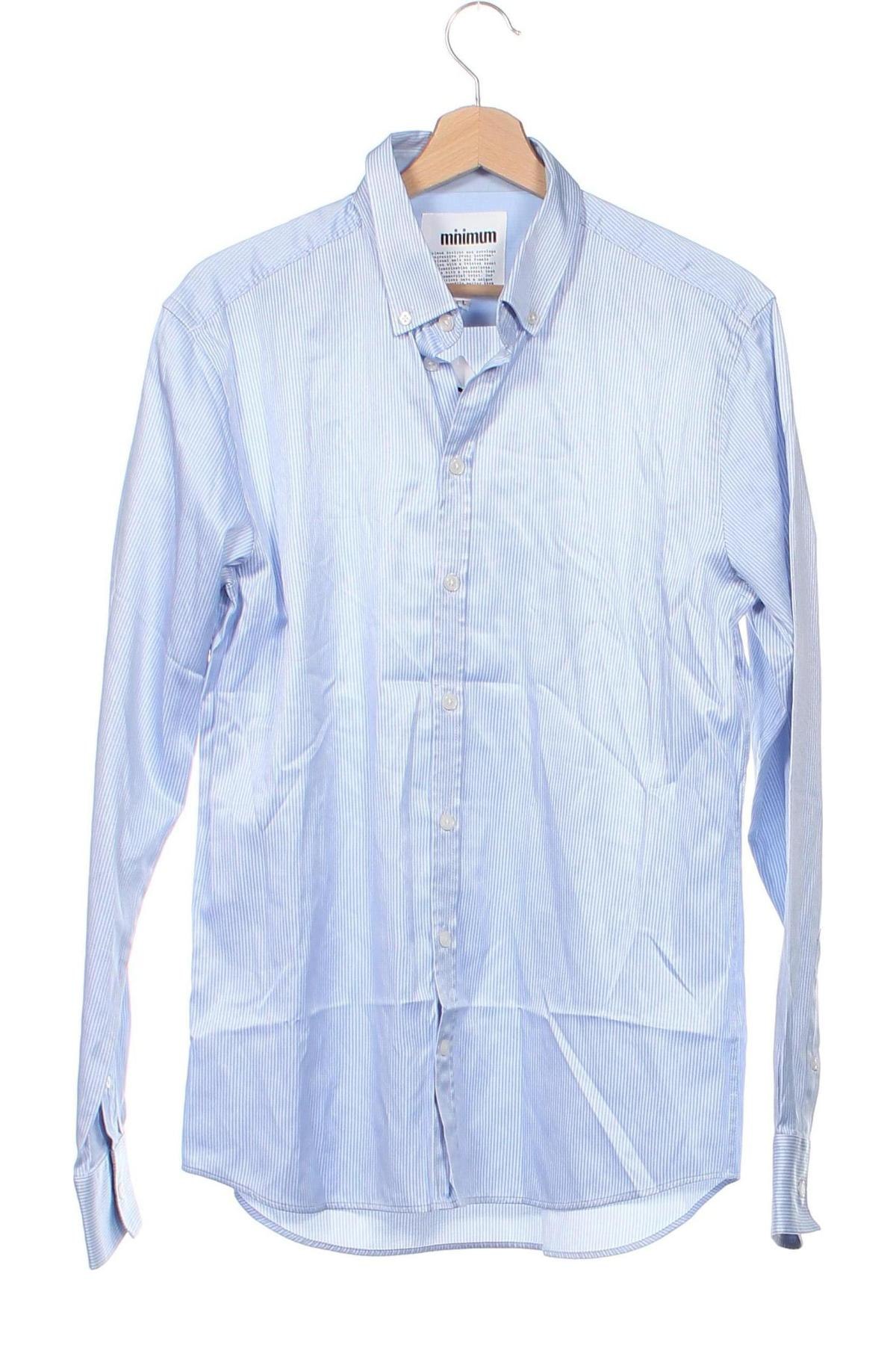 Ανδρικό πουκάμισο Minimum, Μέγεθος L, Χρώμα Μπλέ, Τιμή 11,22 €