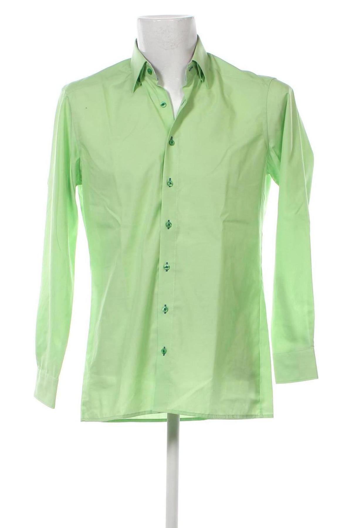 Мъжка риза Olymp, Размер M, Цвят Зелен, Цена 29,64 лв.