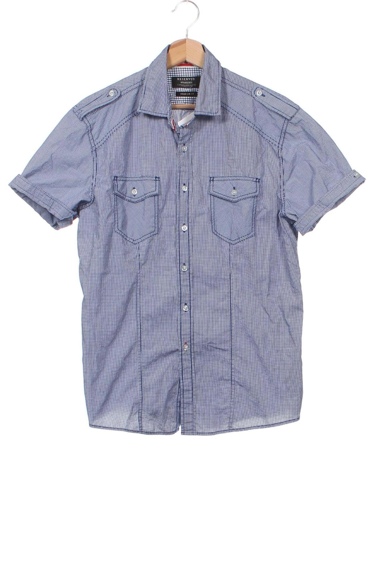 Ανδρικό πουκάμισο Reserved, Μέγεθος S, Χρώμα Μπλέ, Τιμή 3,05 €