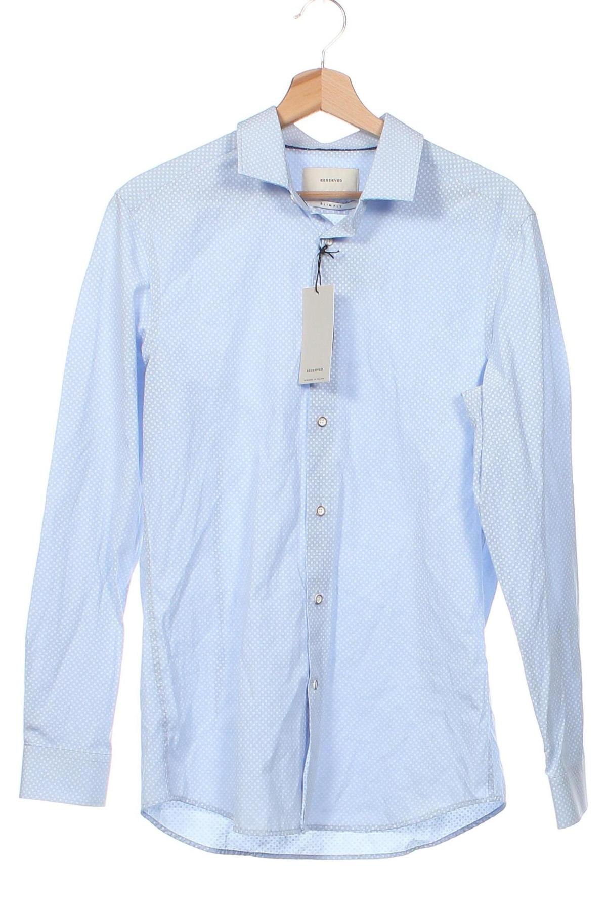 Ανδρικό πουκάμισο Reserved, Μέγεθος M, Χρώμα Μπλέ, Τιμή 6,46 €