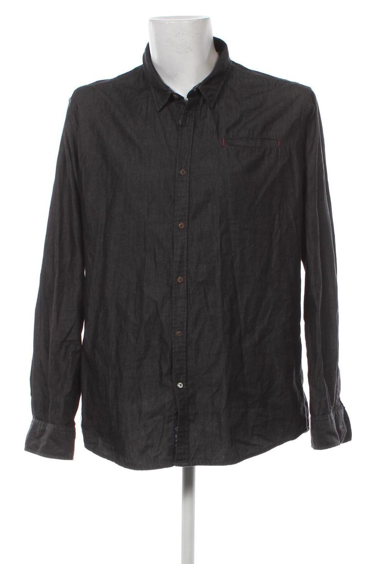Ανδρικό πουκάμισο Roadsign, Μέγεθος XXL, Χρώμα Γκρί, Τιμή 6,09 €