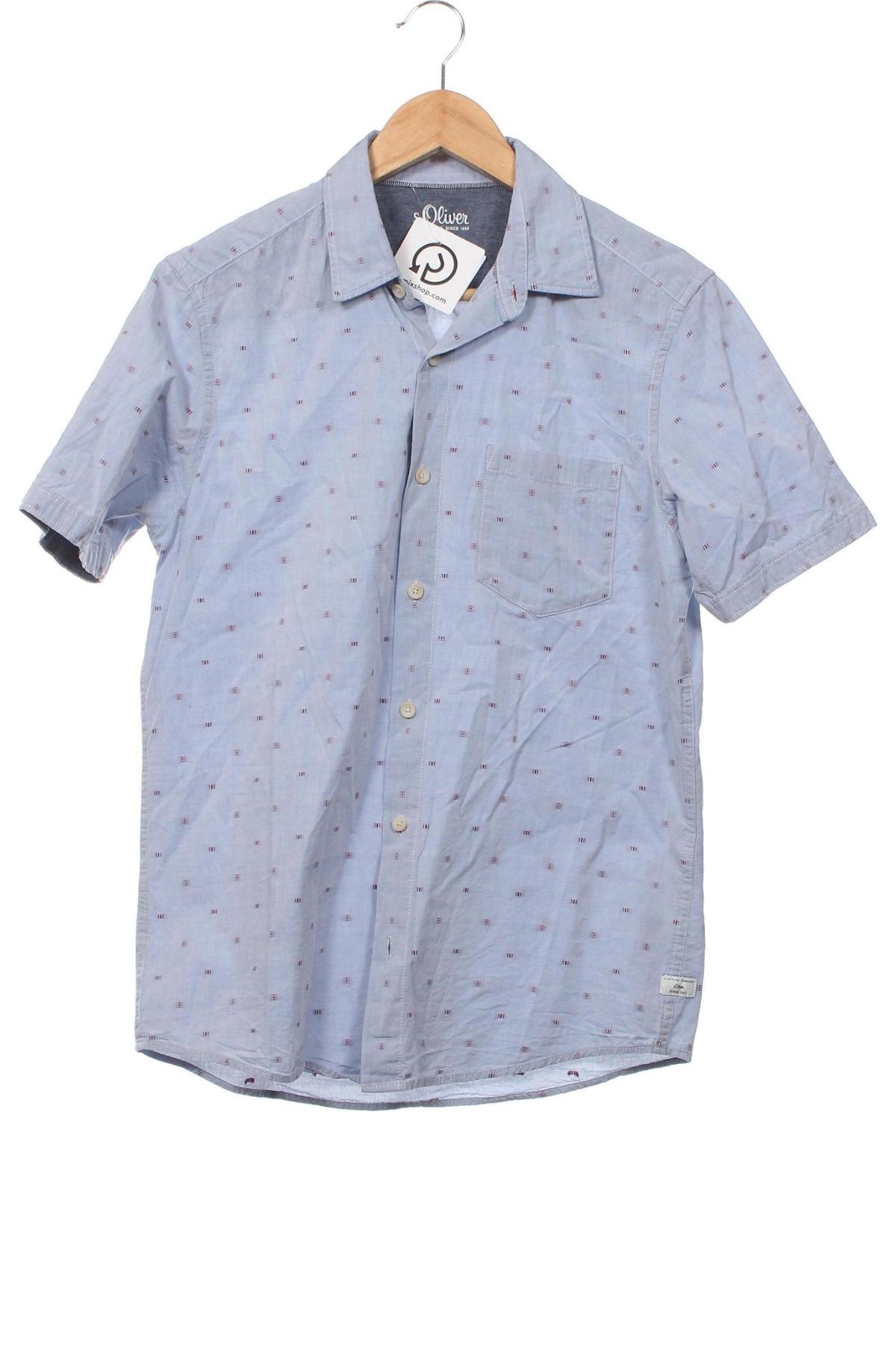 Мъжка риза S.Oliver, Размер S, Цвят Многоцветен, Цена 9,85 лв.
