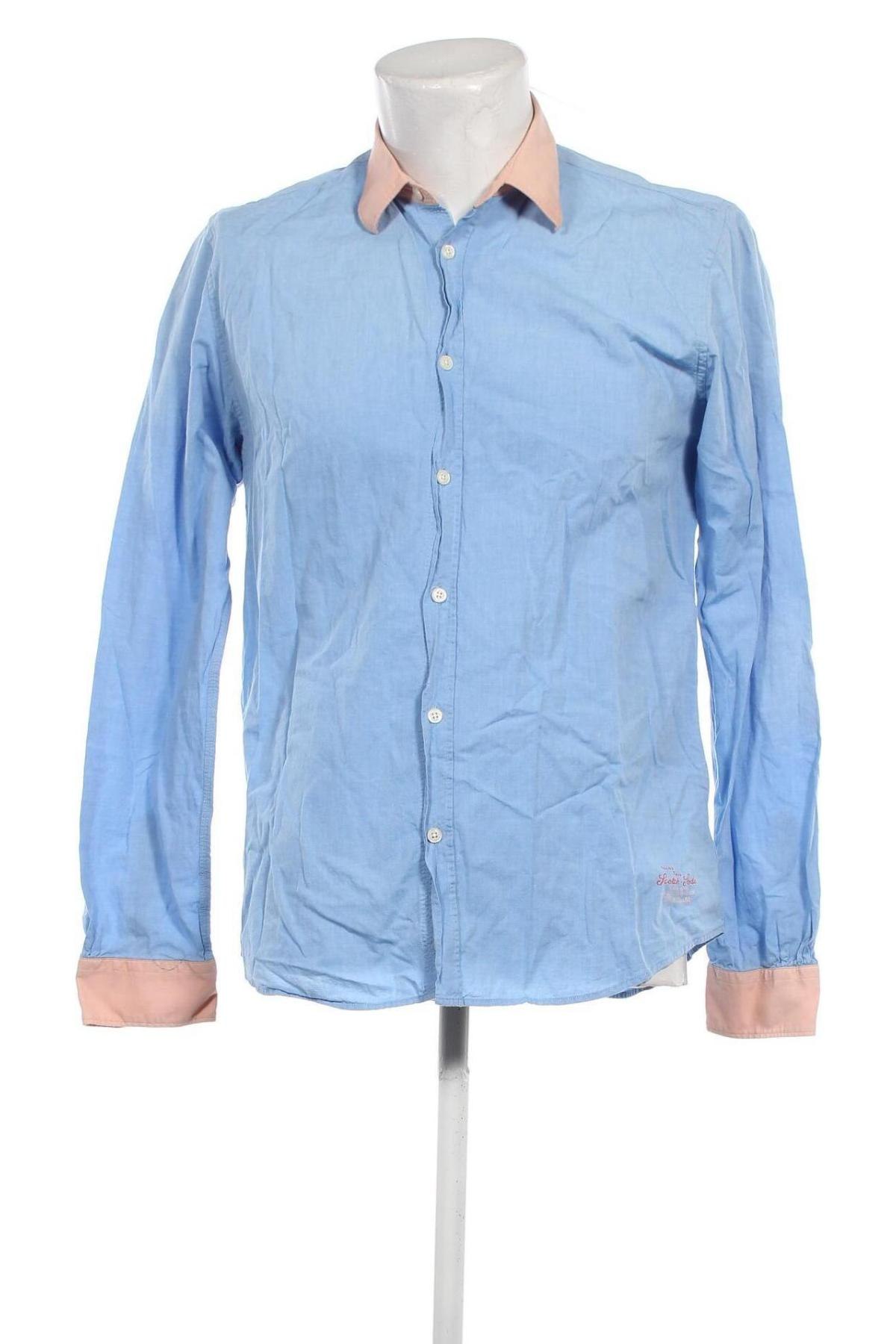 Ανδρικό πουκάμισο Scotch & Soda, Μέγεθος L, Χρώμα Μπλέ, Τιμή 26,39 €