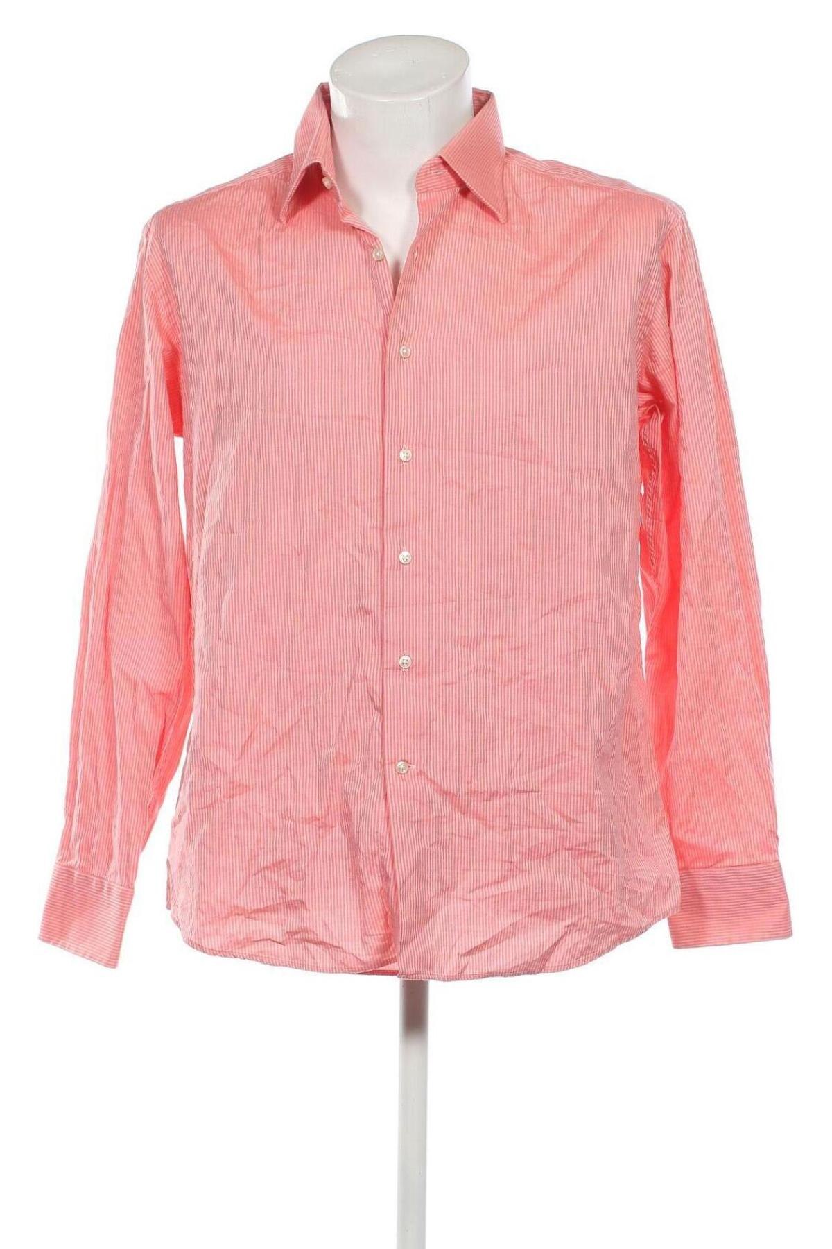 Ανδρικό πουκάμισο Smalto, Μέγεθος L, Χρώμα Ρόζ , Τιμή 56,81 €