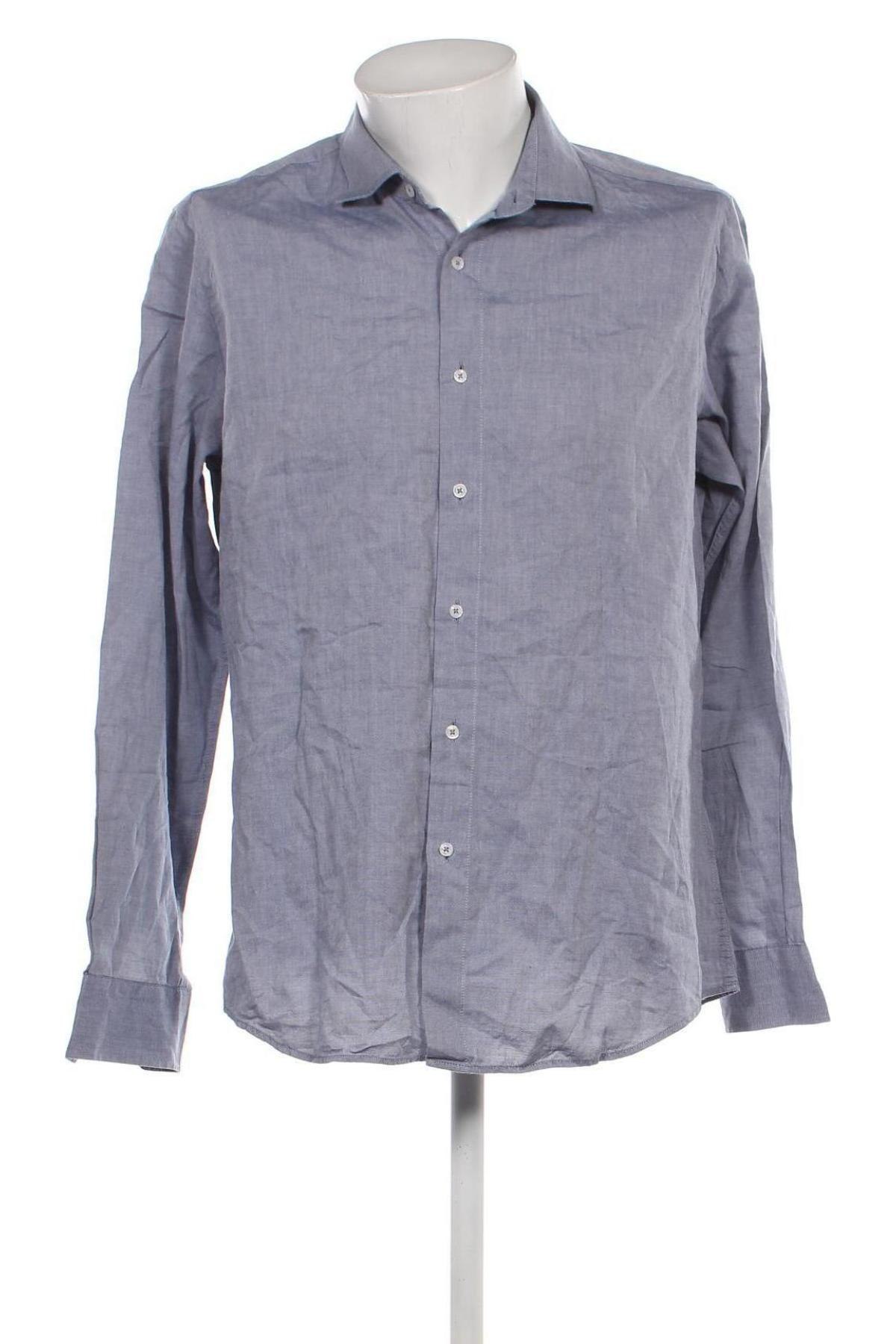 Ανδρικό πουκάμισο Sorbino, Μέγεθος XL, Χρώμα Μπλέ, Τιμή 3,86 €