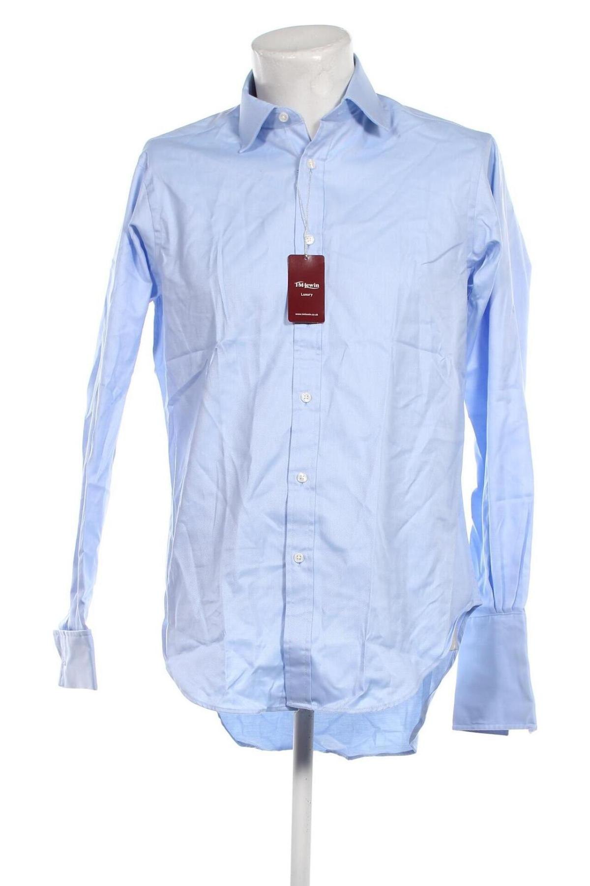 Herrenhemd T.M.Lewin, Größe M, Farbe Blau, Preis 81,42 €