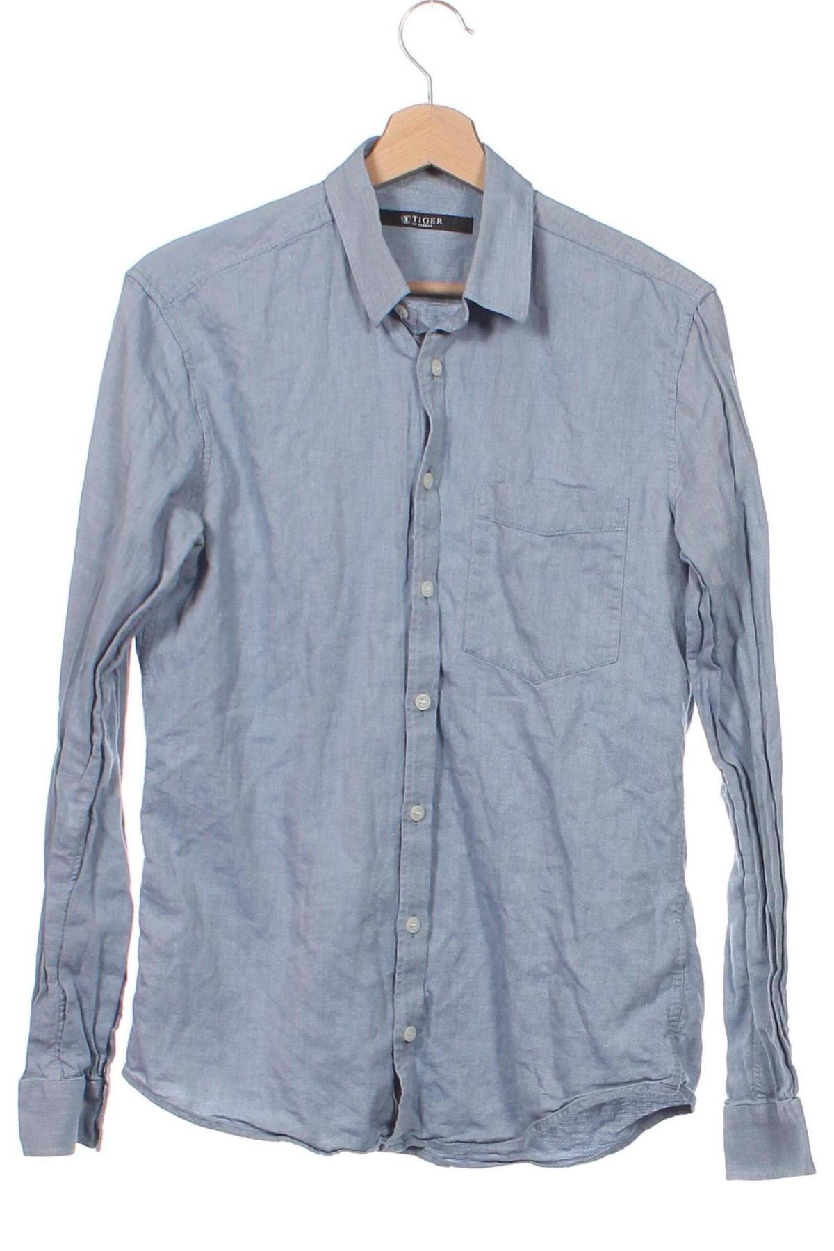 Ανδρικό πουκάμισο Tiger Of Sweden, Μέγεθος M, Χρώμα Μπλέ, Τιμή 15,45 €