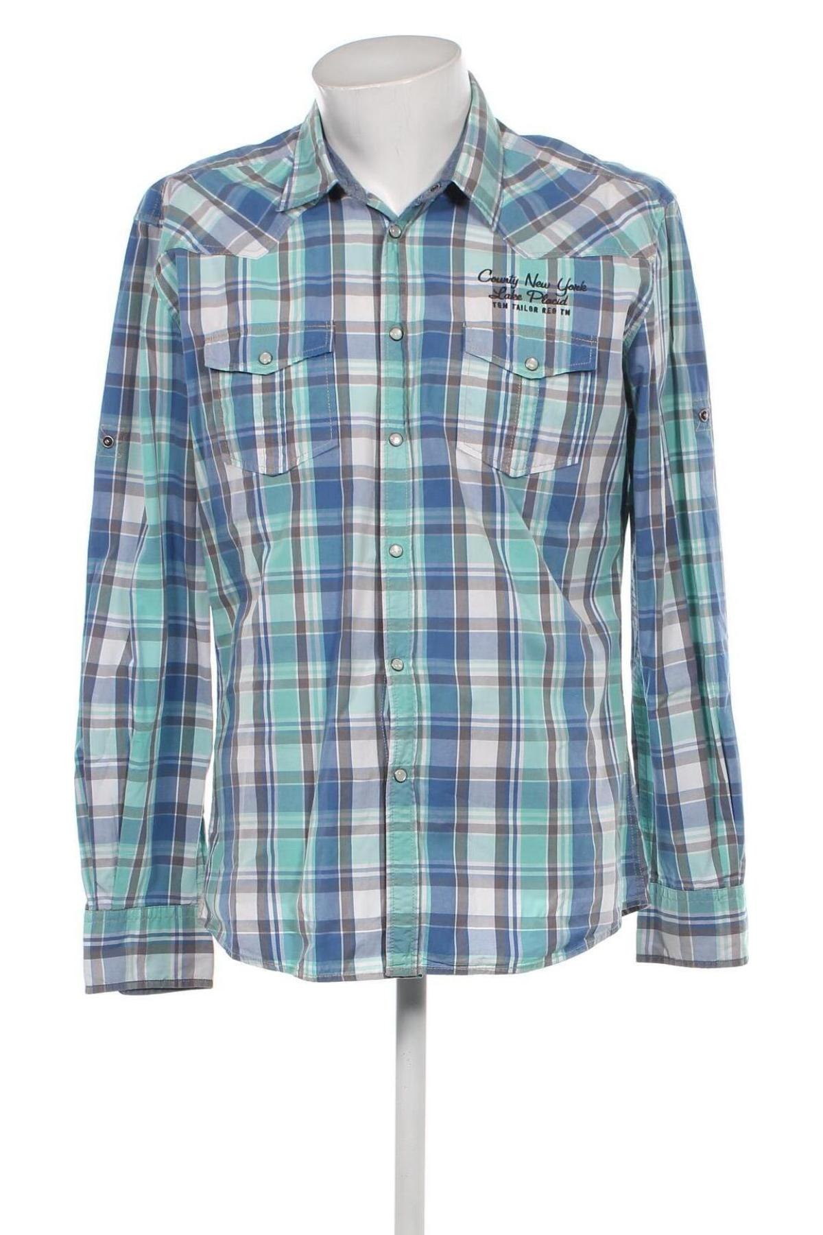 Мъжка риза Tom Tailor, Размер XL, Цвят Многоцветен, Цена 34,97 лв.