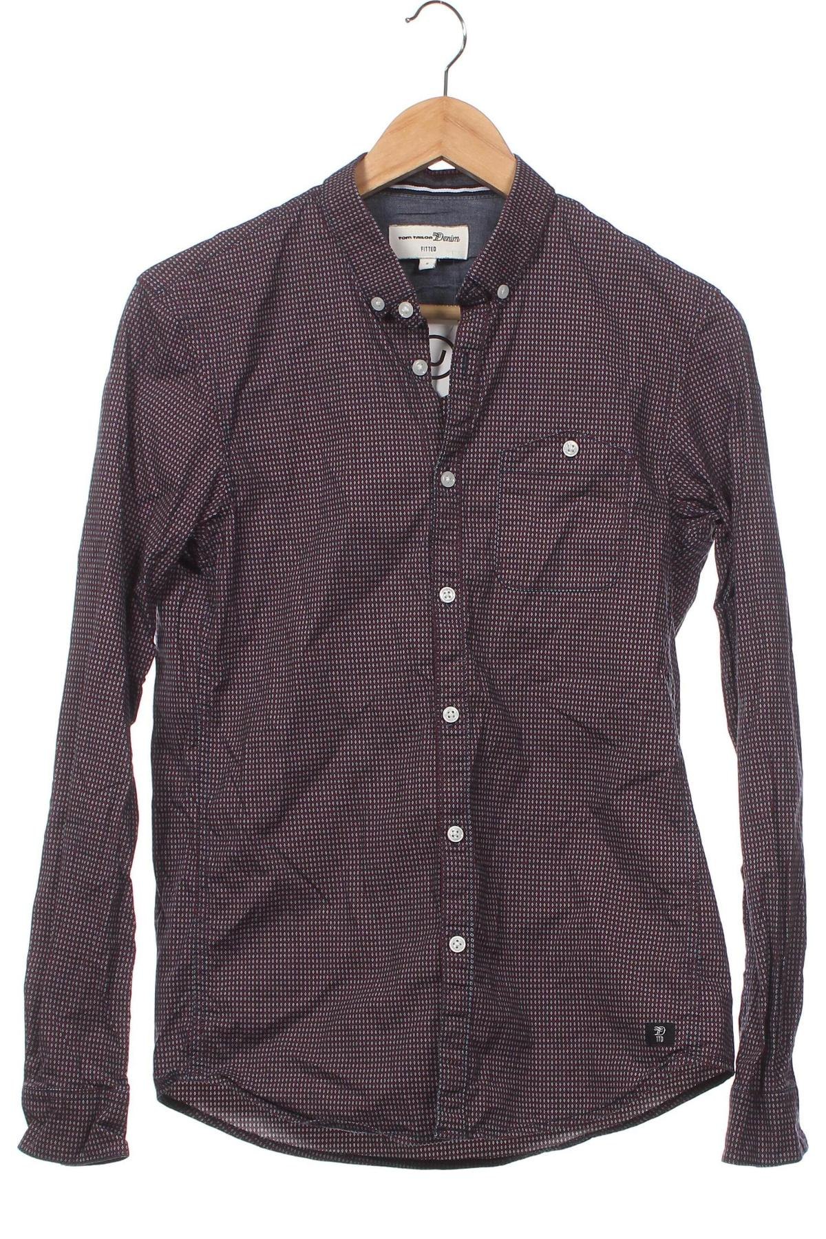 Мъжка риза Tom Tailor, Размер S, Цвят Многоцветен, Цена 9,85 лв.