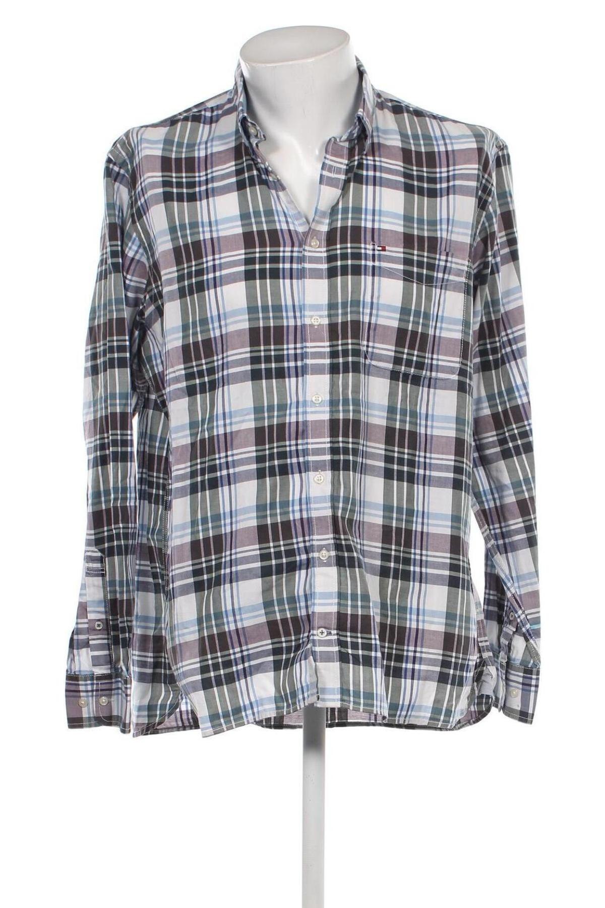 Herrenhemd Tommy Hilfiger, Größe XL, Farbe Mehrfarbig, Preis 27,59 €