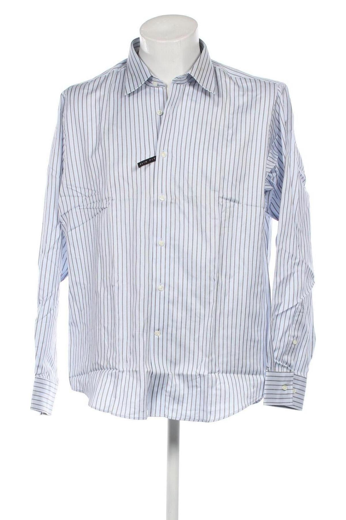 Ανδρικό πουκάμισο Yorn, Μέγεθος XL, Χρώμα Μπλέ, Τιμή 7,71 €
