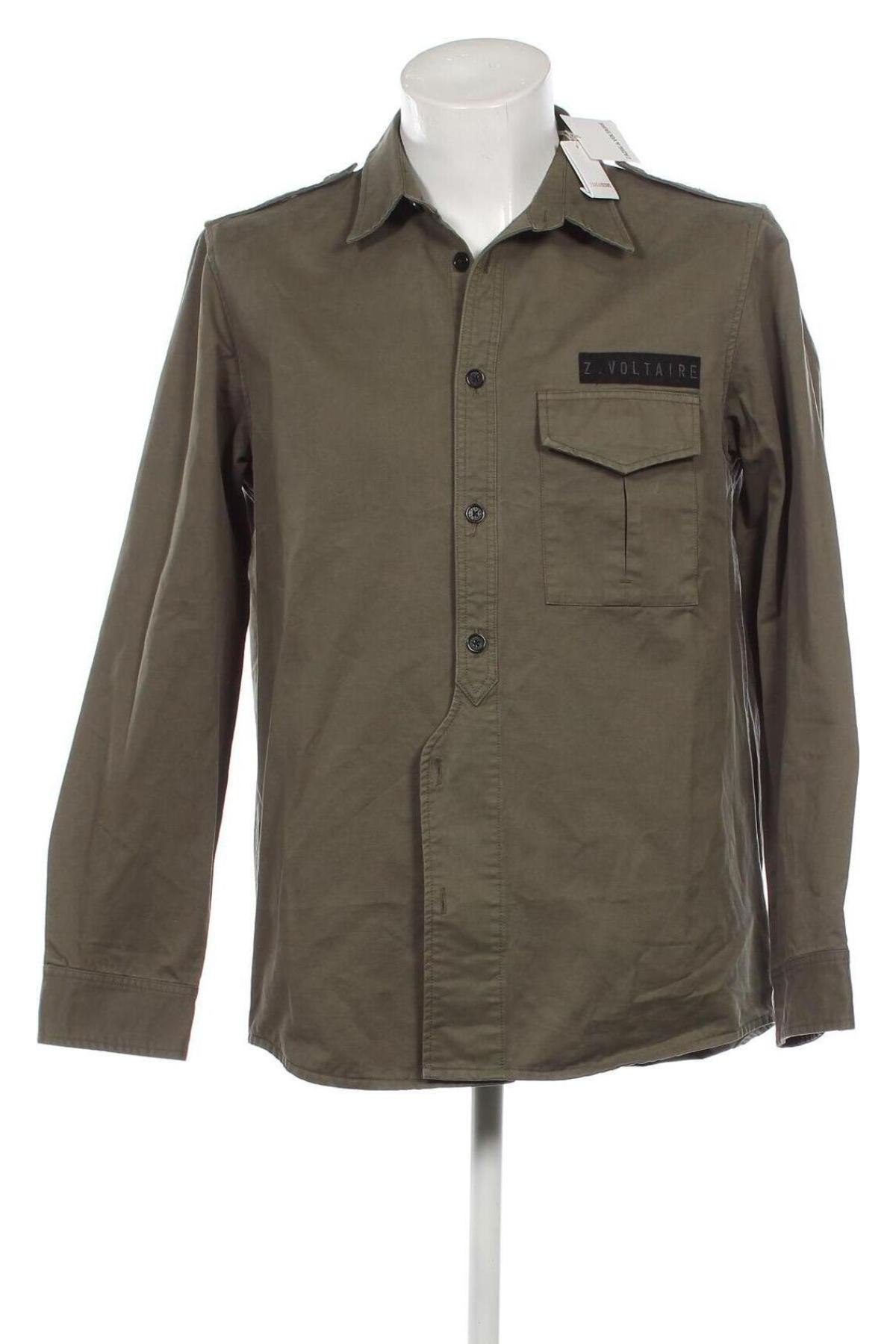 Ανδρικό πουκάμισο Zadig & Voltaire, Μέγεθος M, Χρώμα Πράσινο, Τιμή 99,50 €