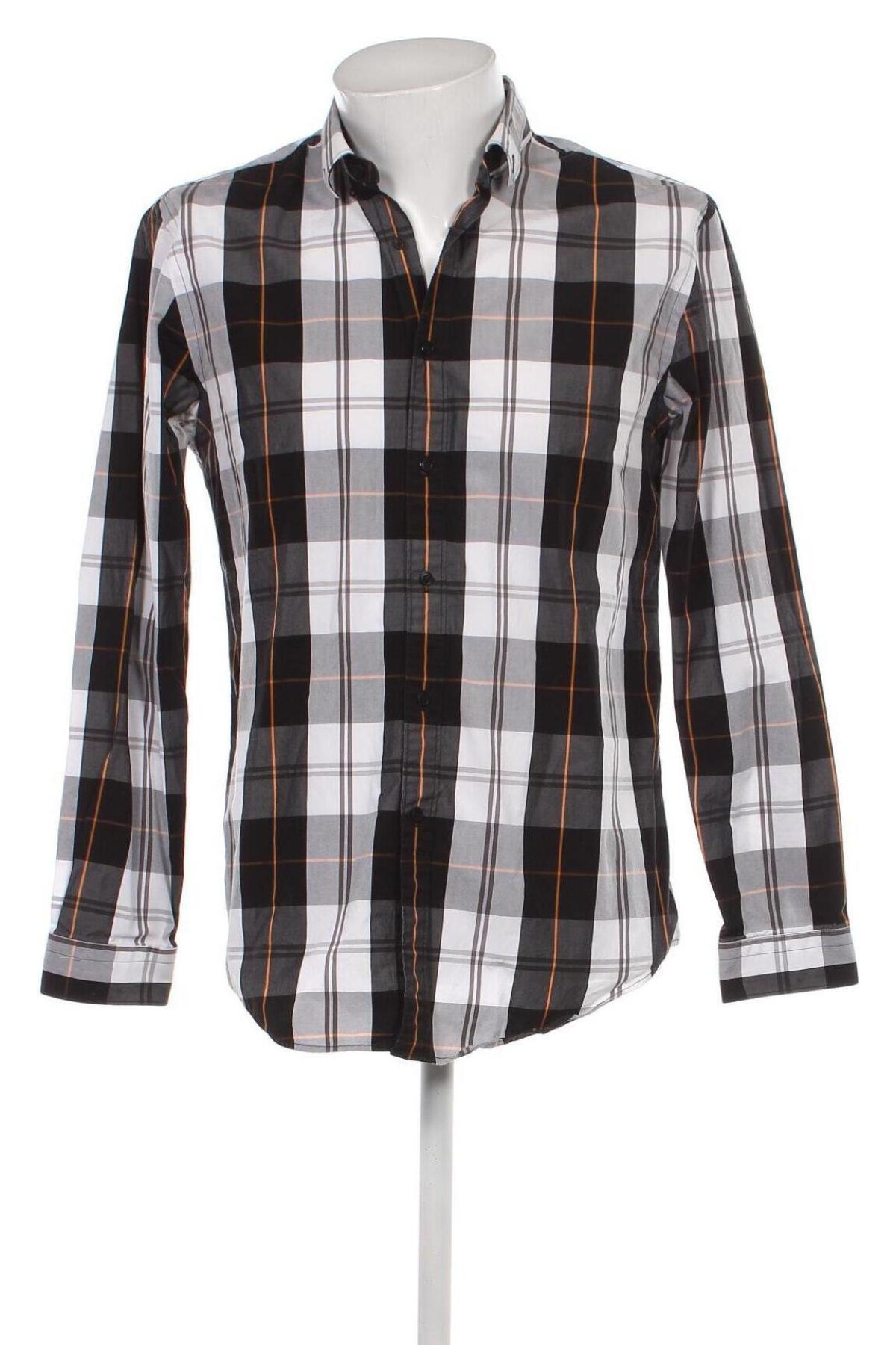 Мъжка риза Zara Man, Размер L, Цвят Сив, Цена 30,00 лв.